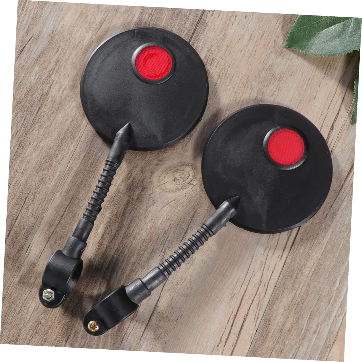 Happyyami Handlebar Mirrors for Safe Cycling Flexible Rear View Mirrors for Road Bikes Lightweight Safety Accessories Fit Enhanced Visibility