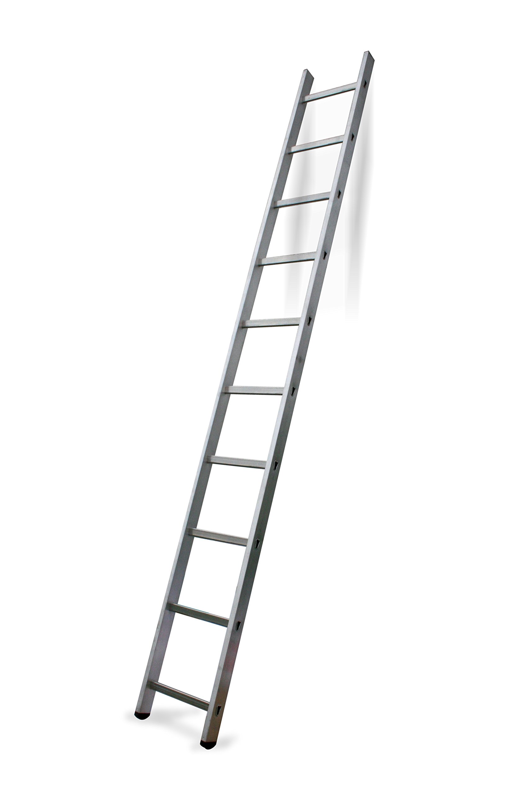 Echelle Simple 10 échelons 2,​8m/​3,​75m en Aluminium Hailo HobbyStep