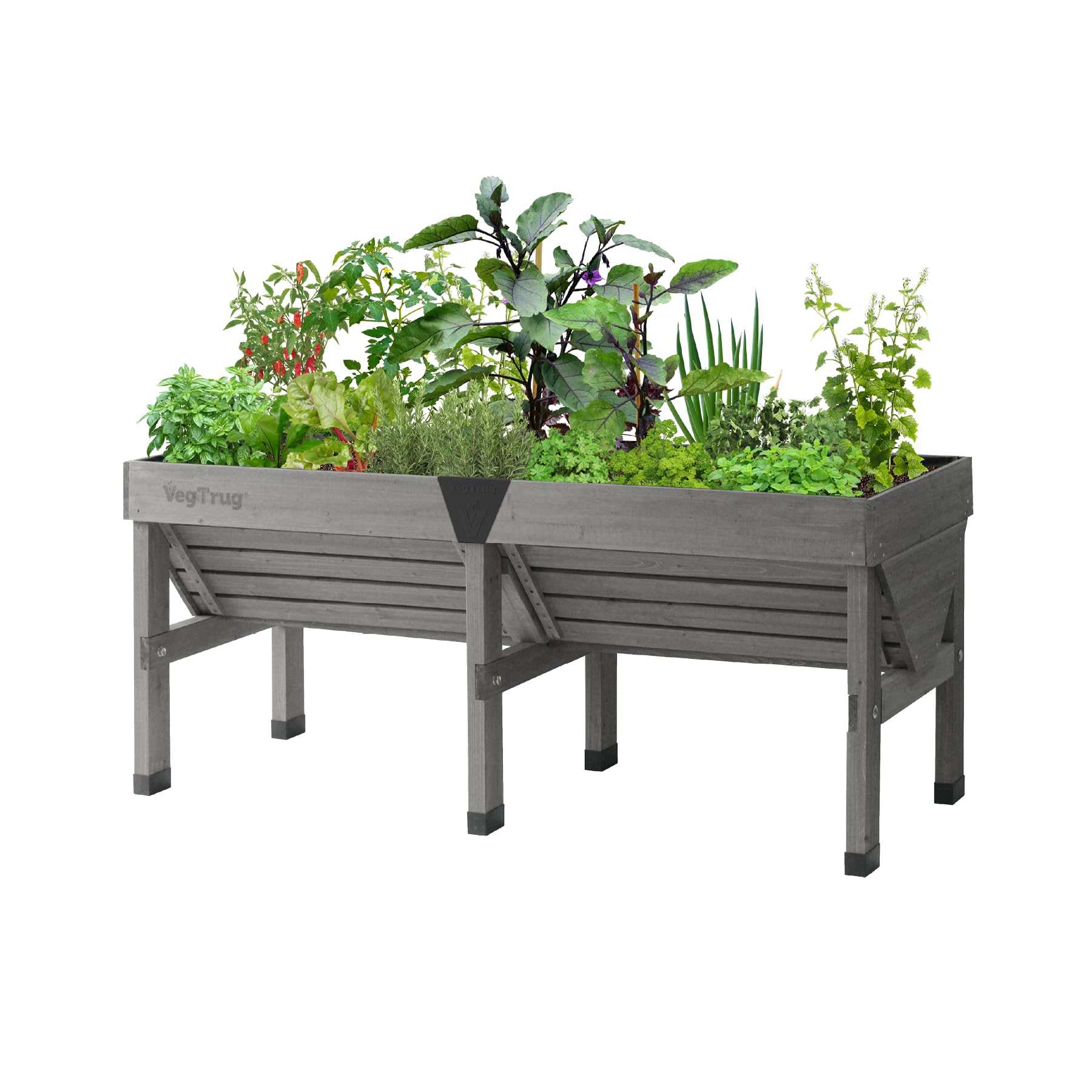 VegTrug® Classic 1.8m raised bed planter, Grey Wash