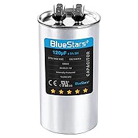 Vista 24 de [Listado UL] BlueStars 10 uF ± 5% MFD 370/440V CBB65 CBB65A Pieza de Repuesto de Capacitor de Arranque y Funcionamiento Ovalado - Capacitores