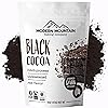 Black Cocoa Powder (1 lb) Bake the Darkest Chocolate Baked Goods, Achieve Rich Chocolate Flavor, All-Natural Substitute for Black Food Coloring, Dutch-Processed Cocoa Powder, Unsweetened, Extra Dark, Fair Trade Certified