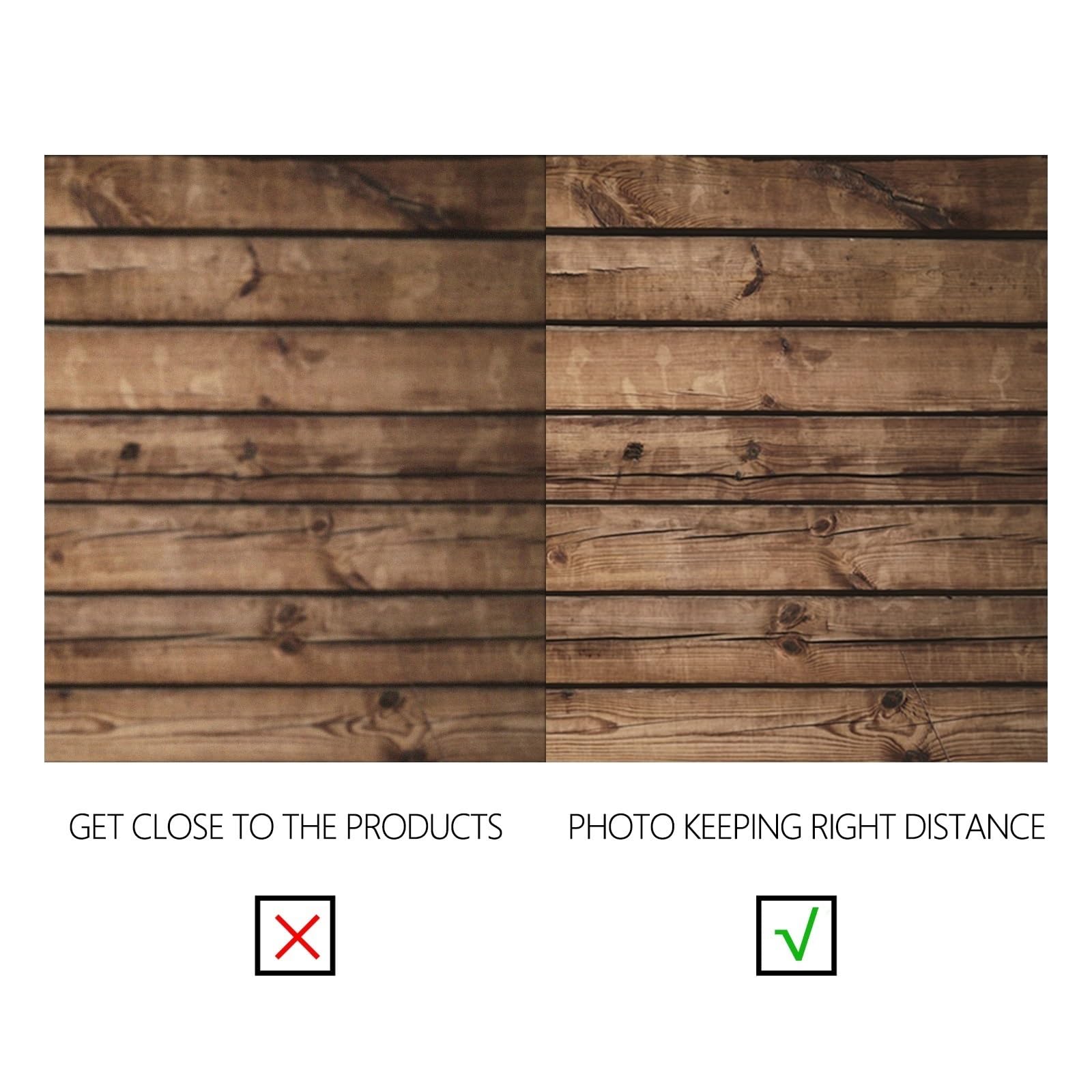 YongFoto 3x2m Vinile Fondale Foto Plancia di legno marrone Sfondo di parete in legno Sfondo fotografico Fotografia Sfondi per foto Partito Studio Puntelli 10ft