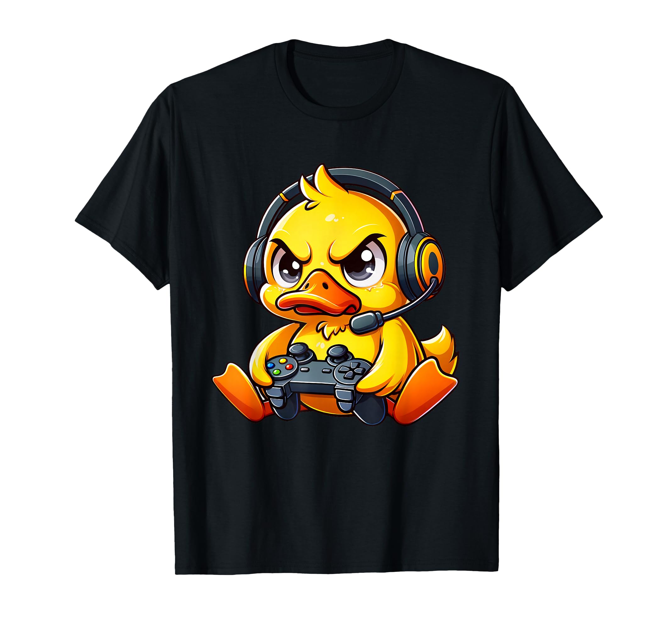 Funny Baby Duck Gamer Video Games Quack Boys Girls Kids T-Shirt