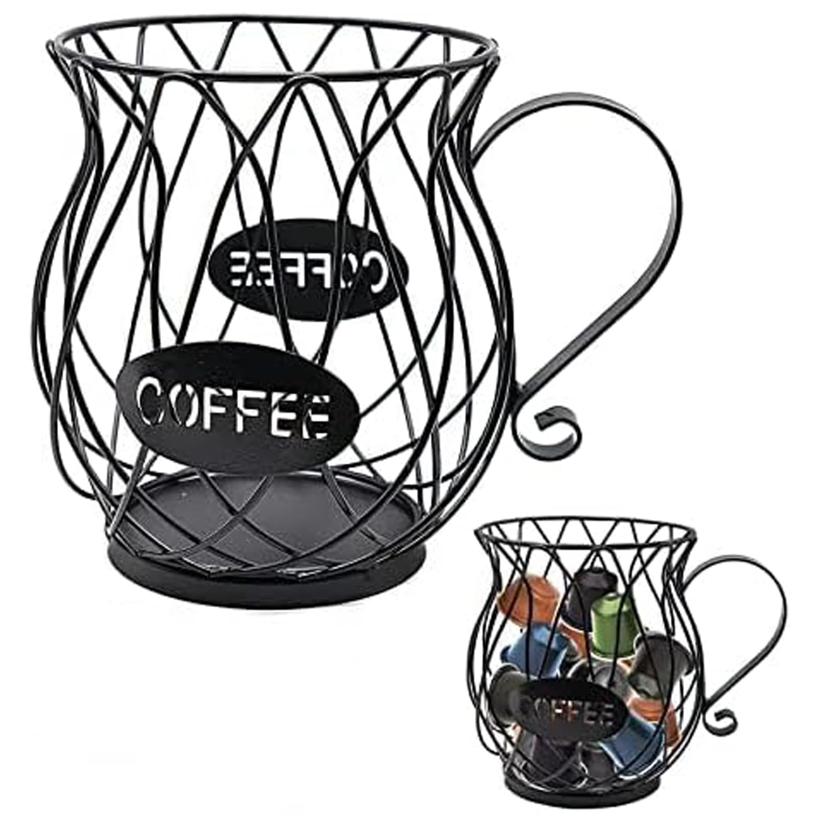 Cesta de Cápsulas de Café, Cesta de Almacenamiento de café, Soporte para Cápsulas de café Canasto de Expreso, Canasto de Almacenamiento de Vainas de Expreso, Utilizado para Almacenar El , Jalea