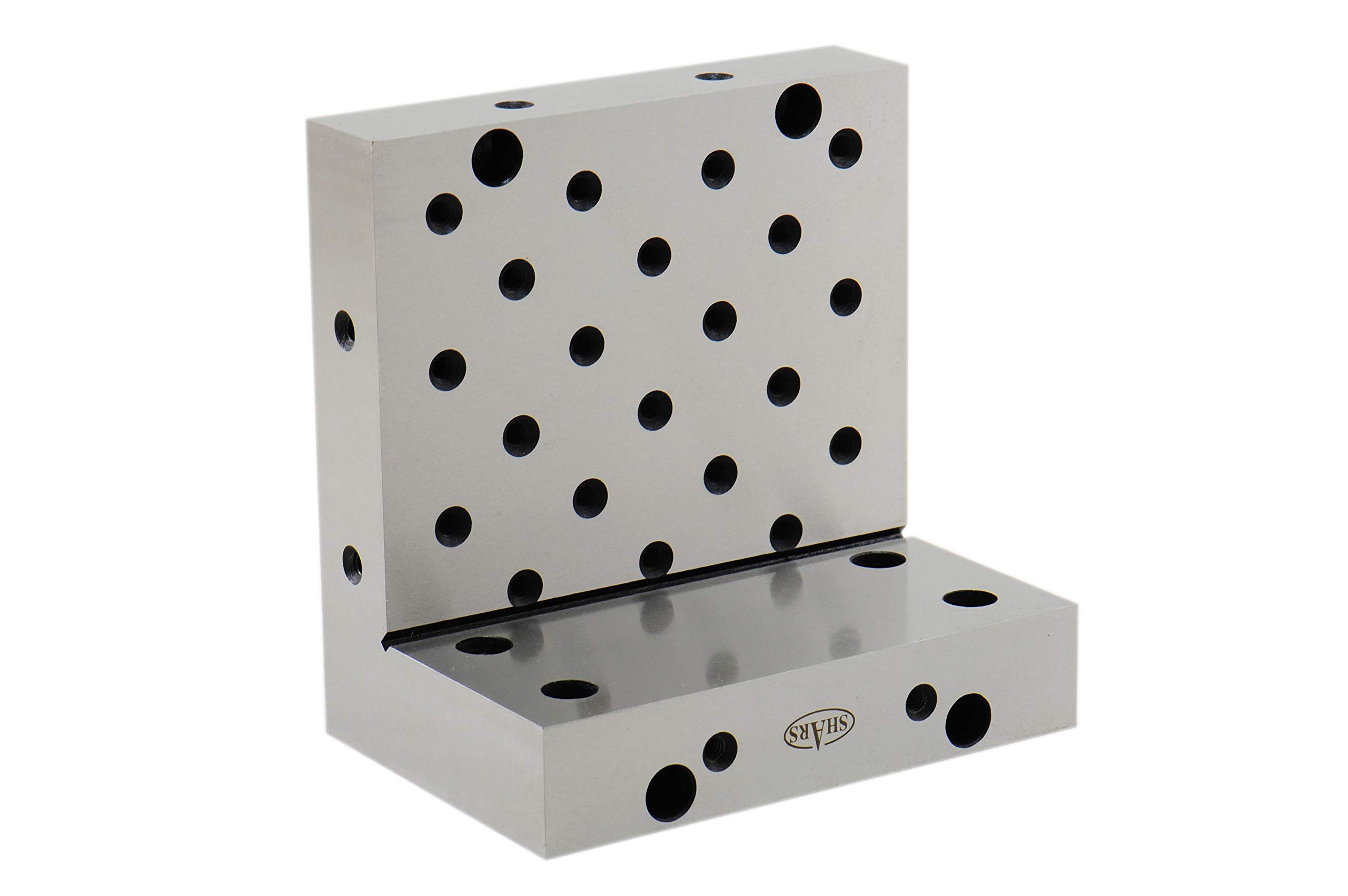 SHARS 4X6X6X1-1/4" Precision Steel Open-End Angle Plate 202-4353 M