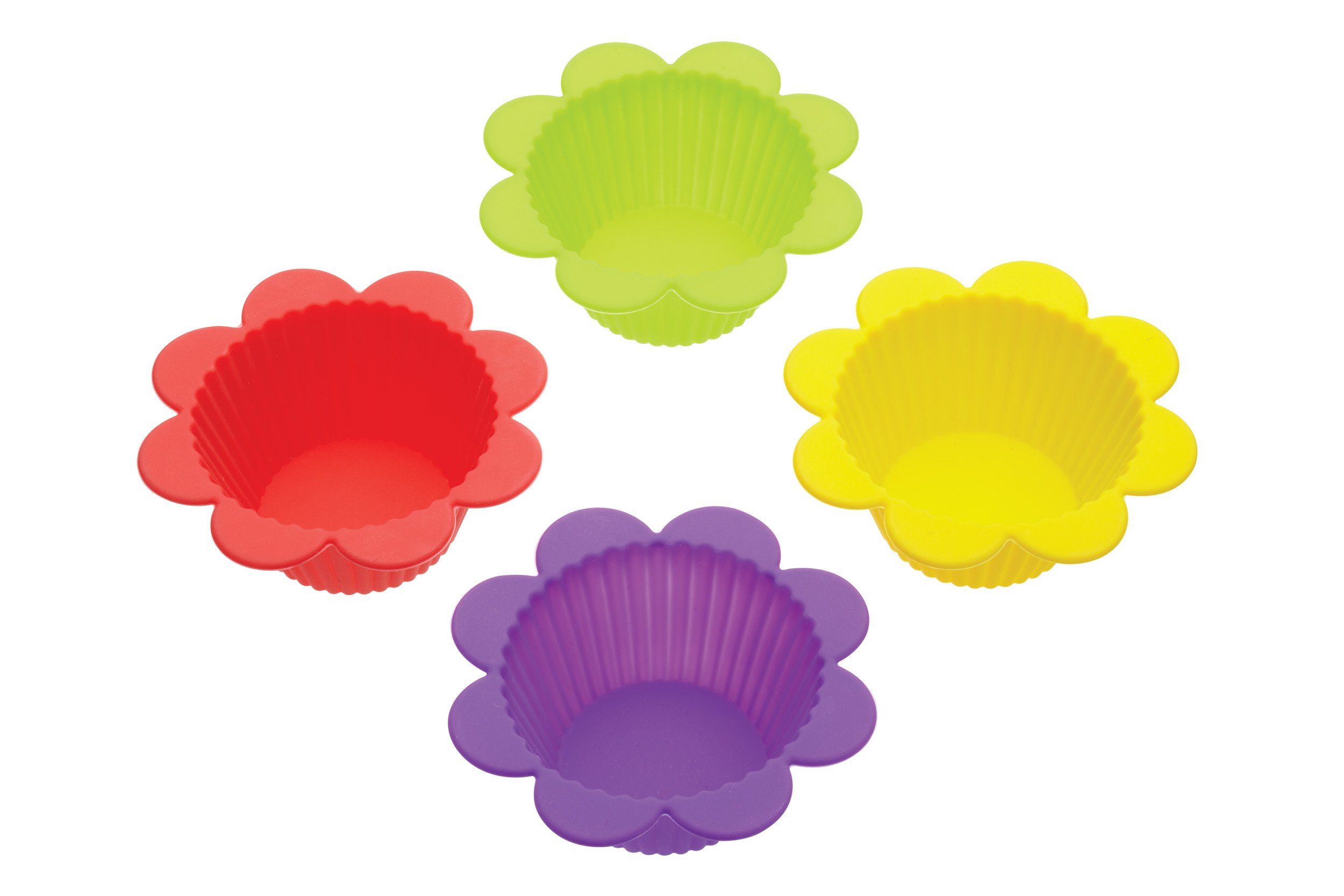 Silicone Bun Cake Baking Flower Cases Jelly Moulds Cupcake Muffin Bake Cooking