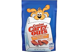 Wholesome Hide Canine Carry Outs Bacon Flavor Dog Treats, 5-Ounce Bag (Pack of 10)