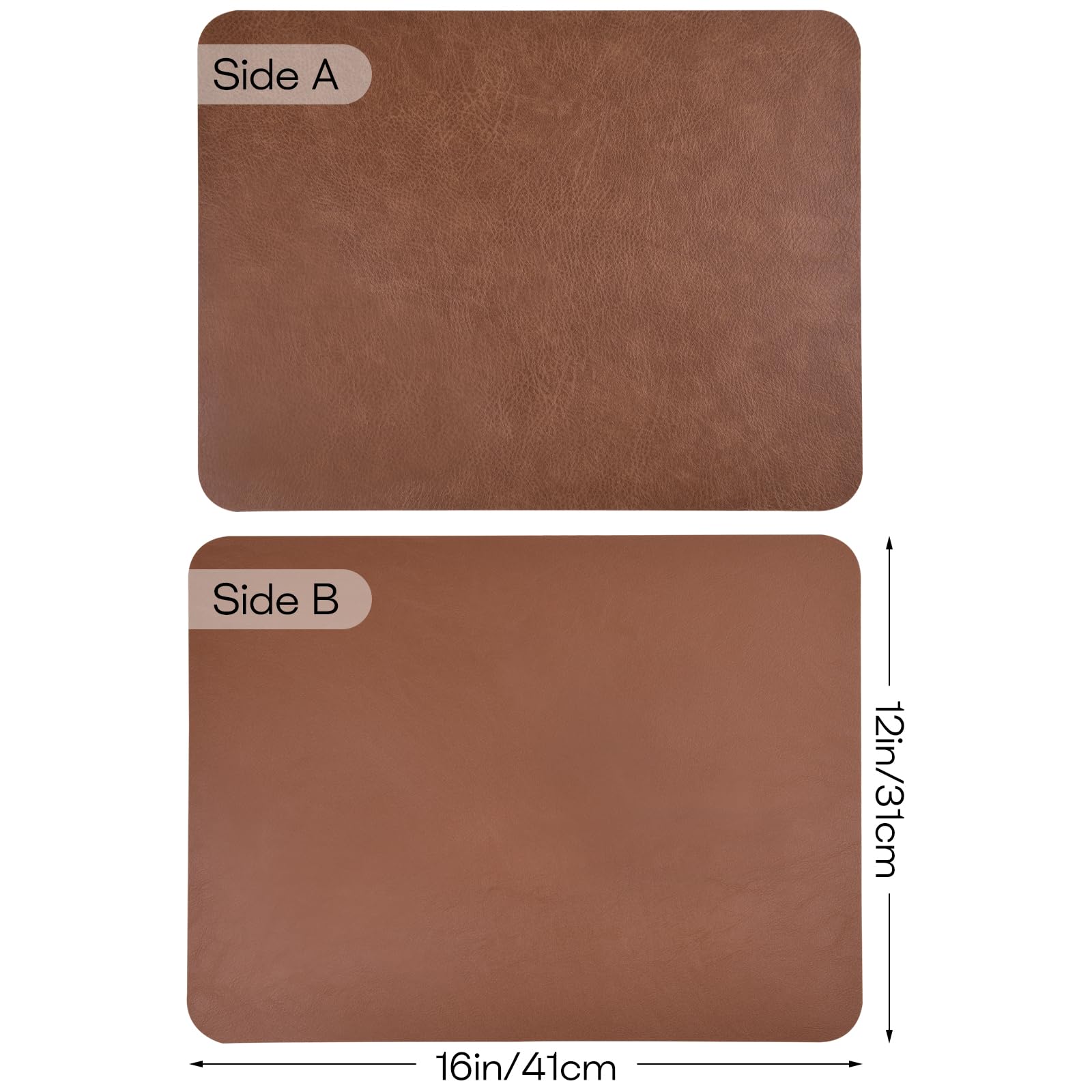 APLKER Placemats Set of 6, Waterproof Washable Table Mats Set of 6 - Image 2