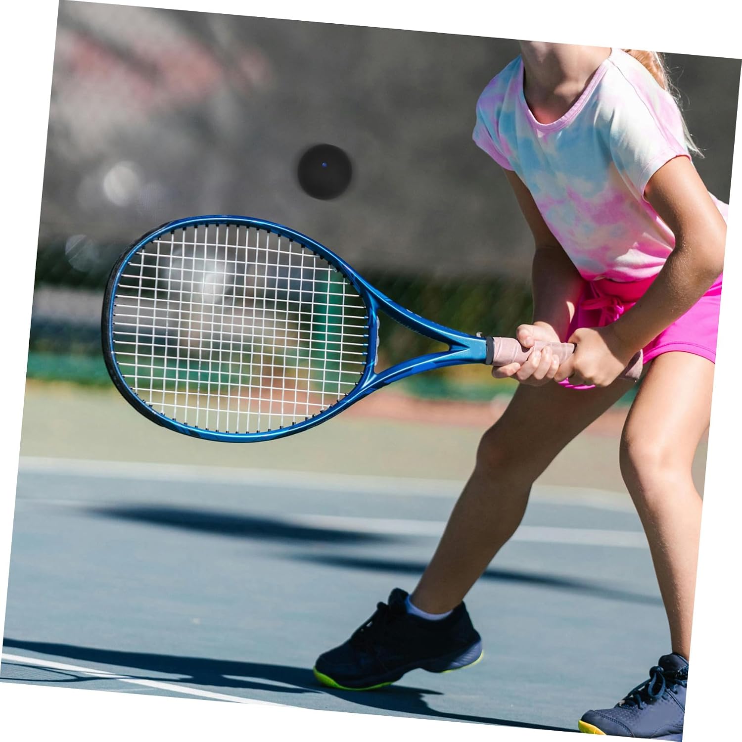 Toddmomy Squash Balls for Training Single Blue Dot High Elastic Rubber Beginner Competition Practice Sports Racket Balls for Fast Training and Universal Use