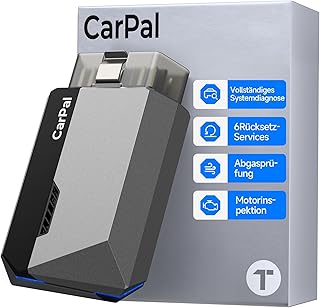 TOPDON OBD2 Diagnosegerät Carpal mit Bluetooth und 6 Reset Services, Diagnosegerät Auto mit Vollsystem Systemdiagnose für alle Fahrzeuge Kfz Pkw, OBD2 Scanner für iOS Android,1 Jahr Gratis