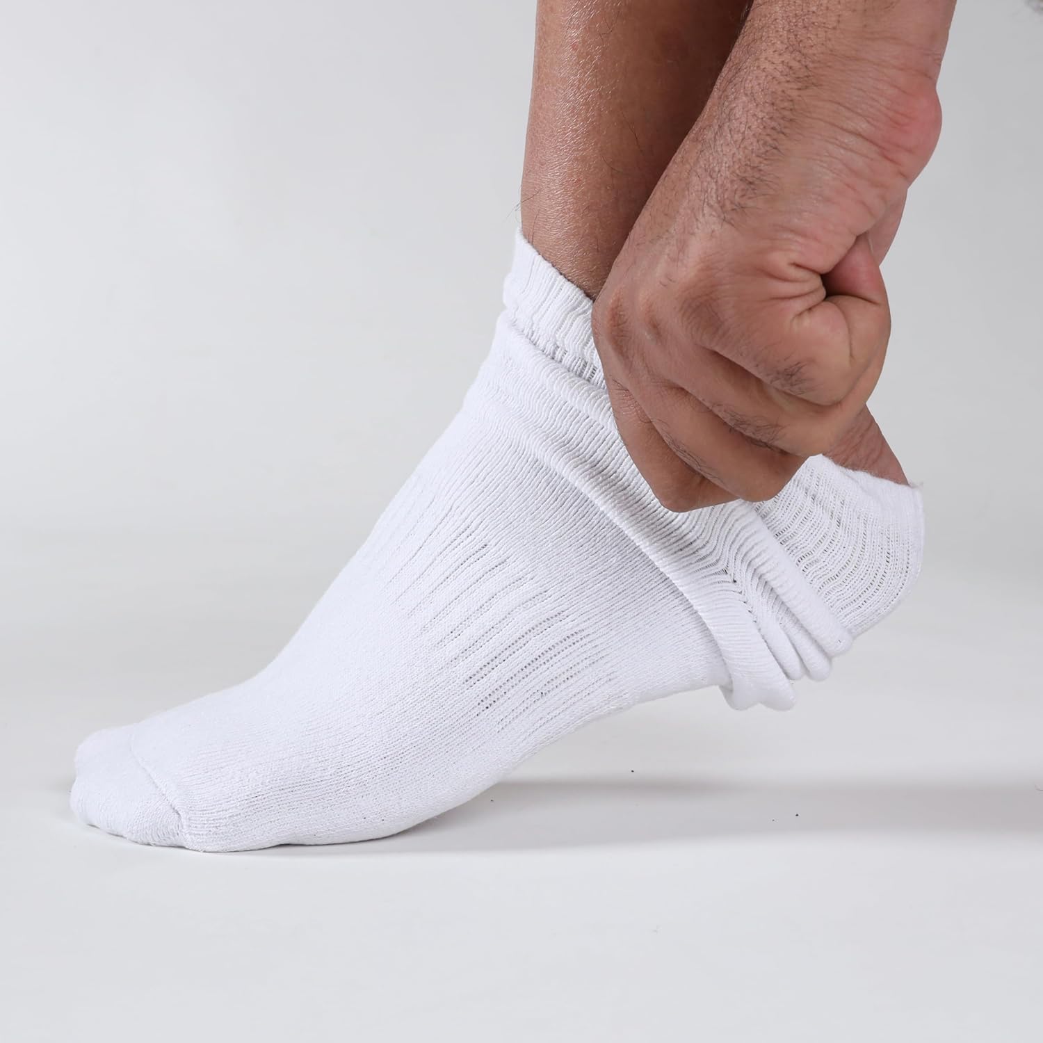 Men’s Cotton Socks -Moisture Wicking, Full Terry Cushion, Arch Support, Soft & Breathable - Image 8