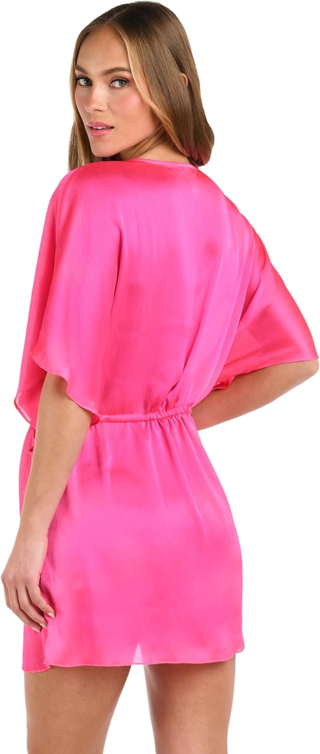 Sunshine 79 Women's Short Sleeve Tunic Cover Up Dress