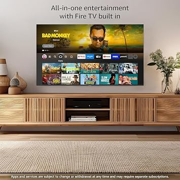 Panasonic TV-75W70BP W70 Series 75 inch LED 4K Ultra HD Smart Fire TV Bundle with WN10 Neck Speaker, 4 YR CPS Enhanced Protection, 2X HDMI Cable & Deco Gear Complete Home Theater Beginner's Guidebook
