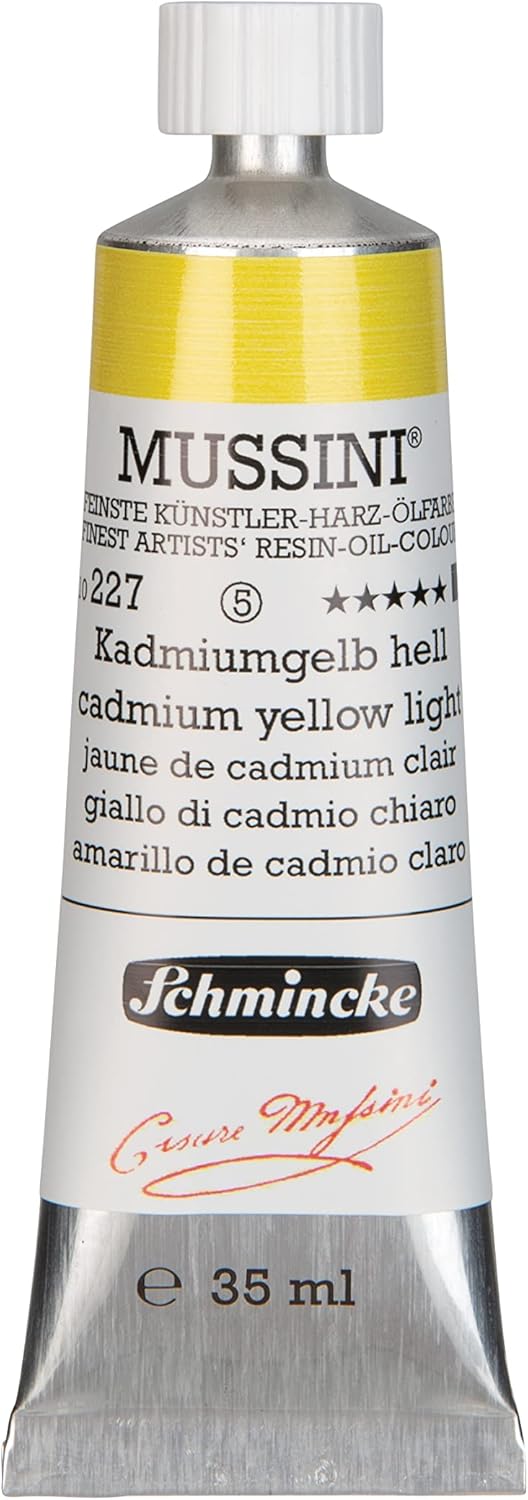 Schmincke - MUSSINI®, finest artist's resin oil colors, Yellow Gold - 35 ml