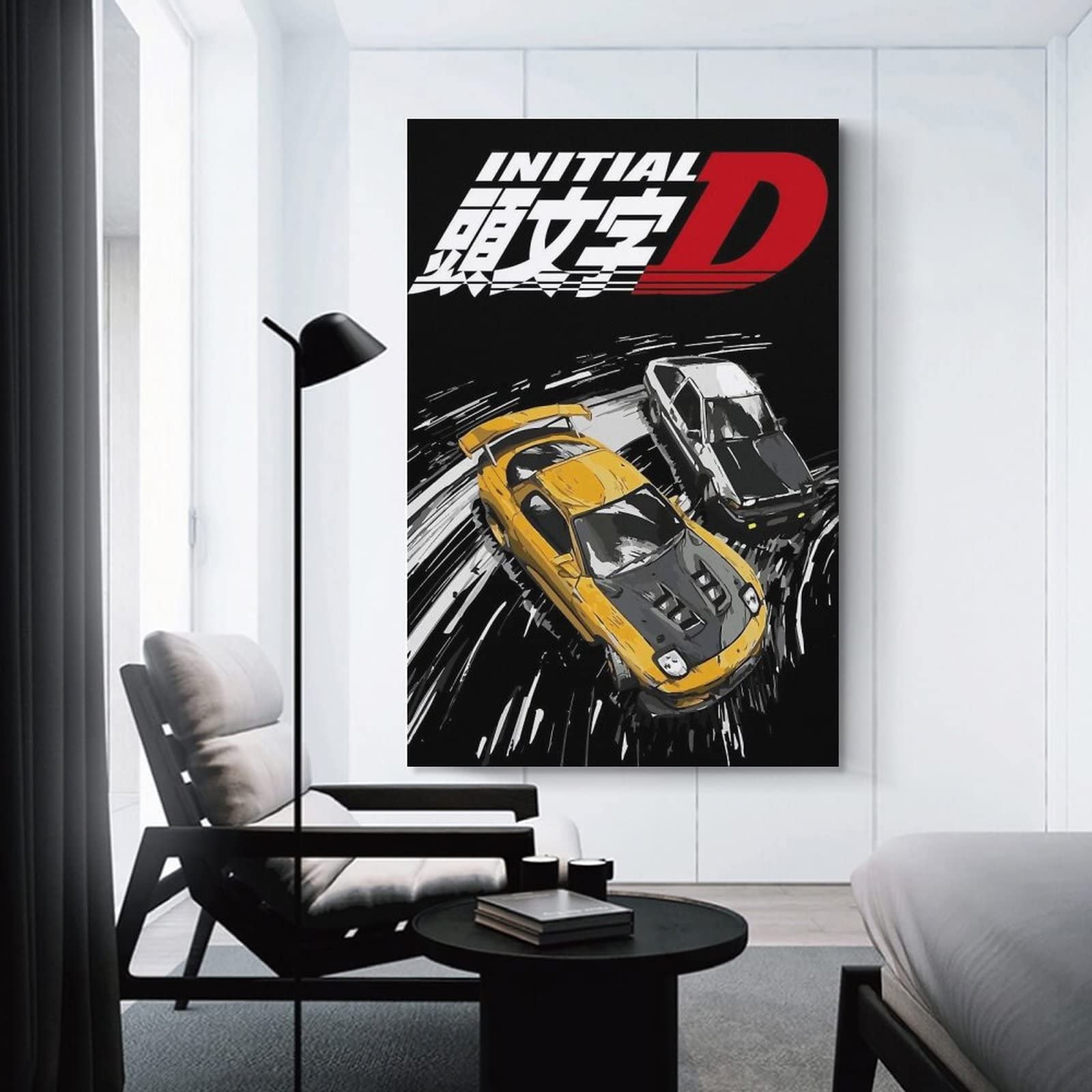 Amazon.co.jp: SIPMAN イニシャル D キャンバスプリント ホーム