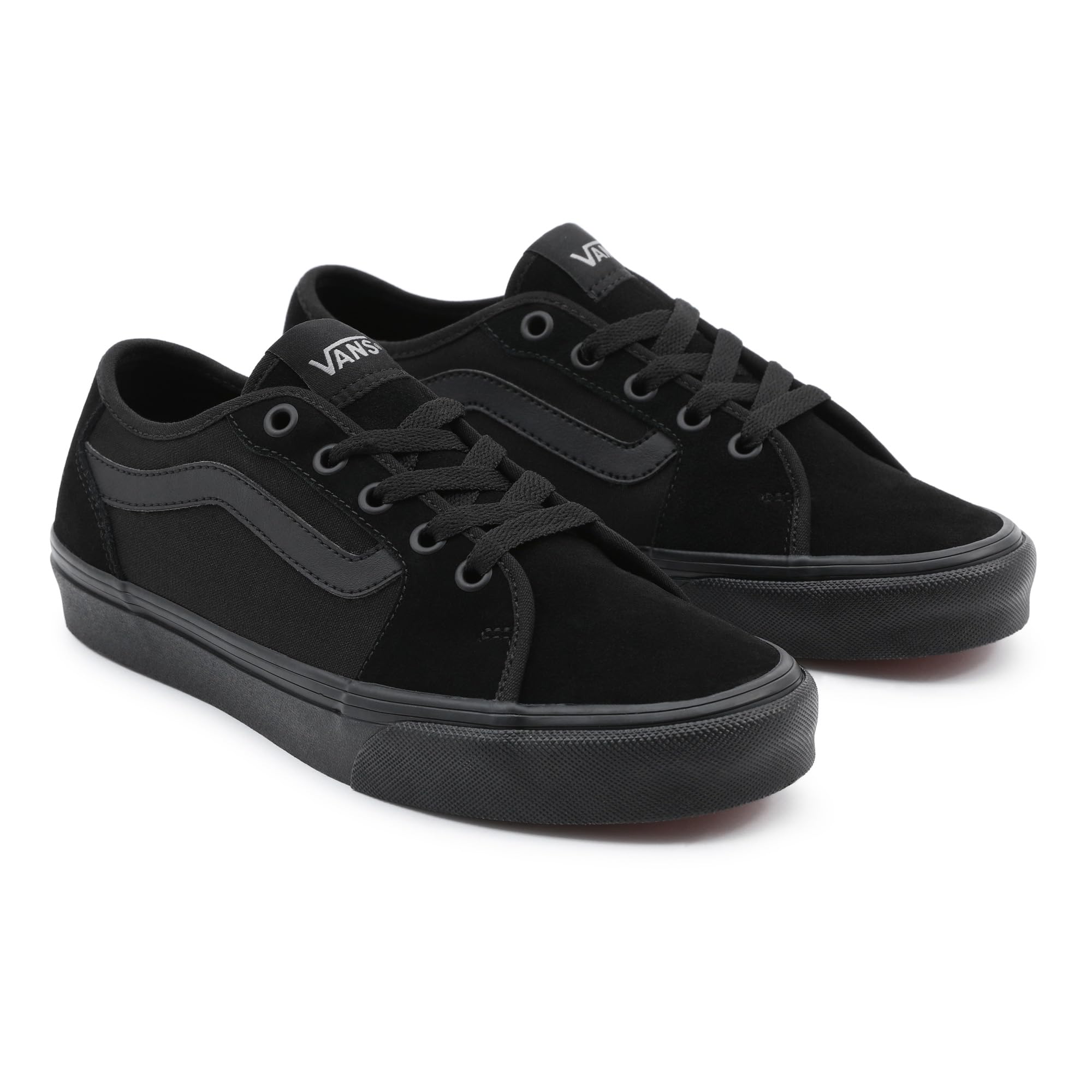 Vans Women's Wm Filmore Decon Sneaker, (Suede/Canvas) Black/Black, 2.5