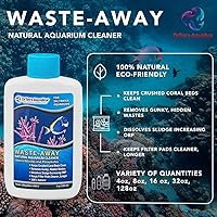Vista 5 de DrTim's Aquatics Agua salada Waste-Away – Tanque de peces natural y solución de gestión de residuos de acuarios para disolver y limpiar lodos