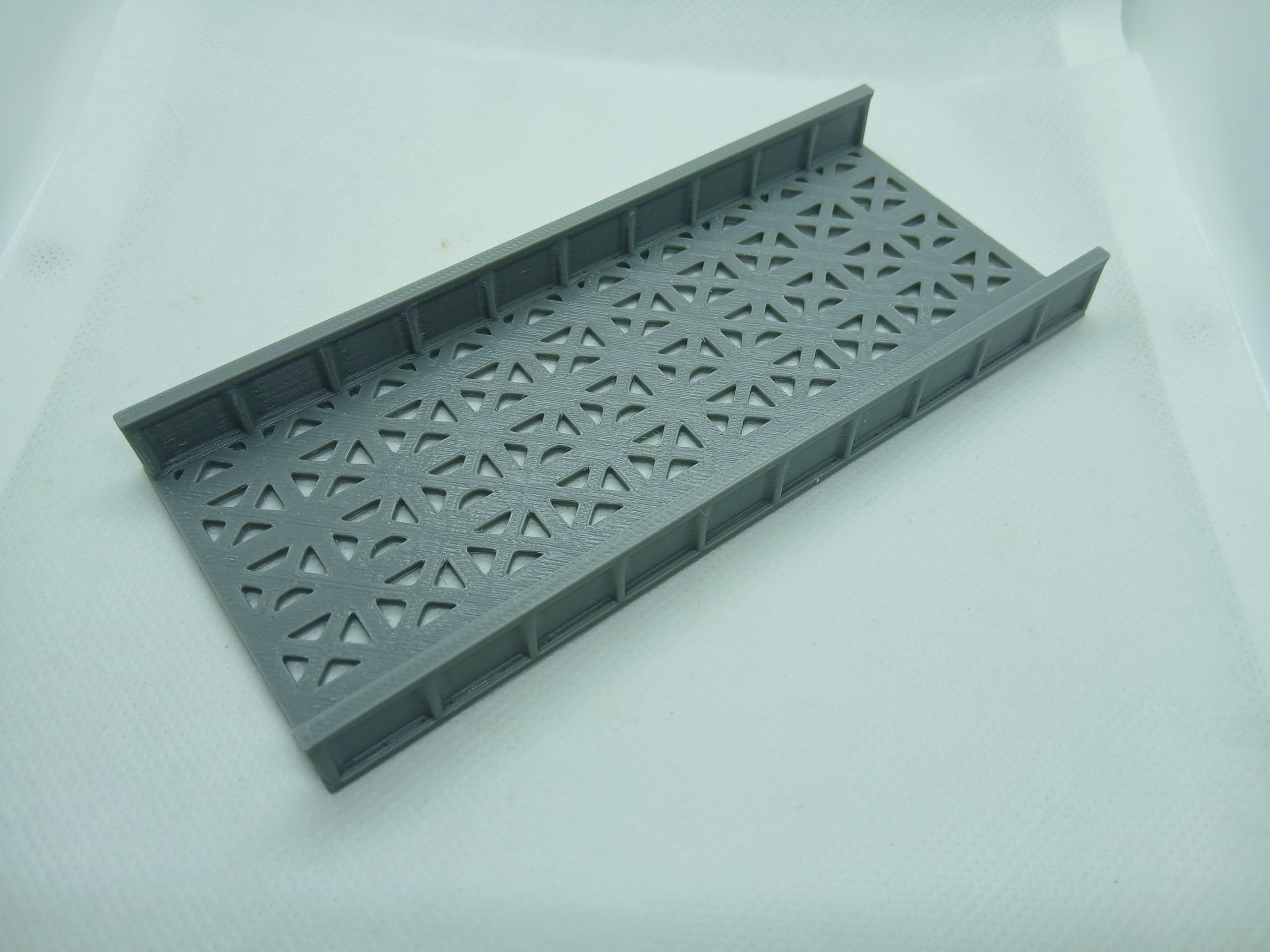 Long Twin Track Girder Bridge N Gauge Model Railway Track Bridge Sides & Deck