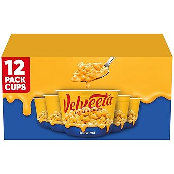 Velveeta Original Easy Mac Shells and Cheese 12 Microwaveable Cups