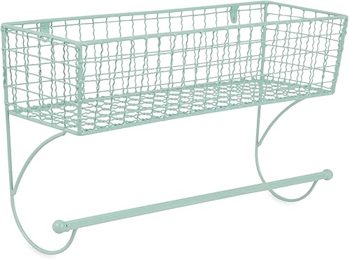 Miniatura 16 de Home Traditions Z01662 Botellero de pared para 6 botellas Negro,Blanco envejecido,Rústico,Dorado,Gris,Aqua,https://www.amazon.com/dp/undefined