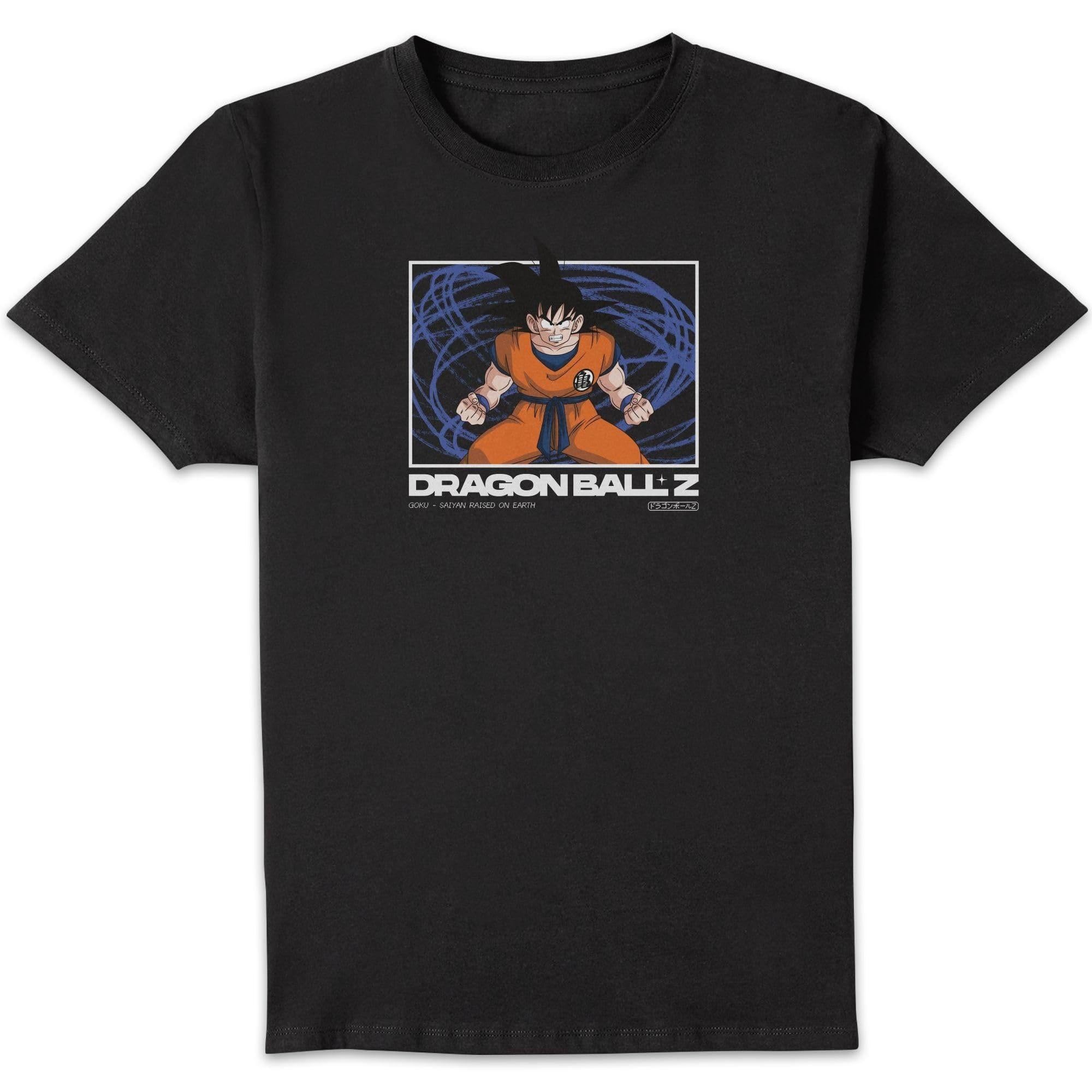 Official Dragon Ball Z Goku Profile Adults T-Shirt - Black - M