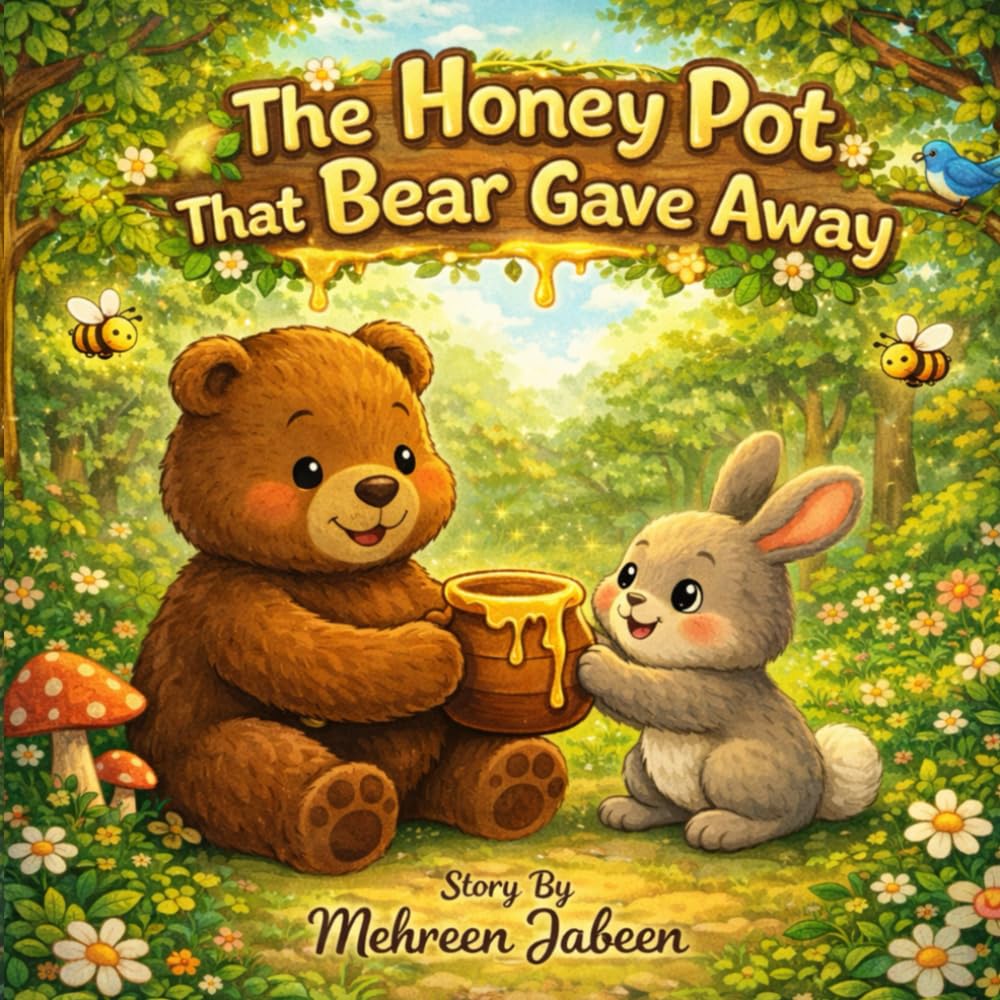 The Honey Pot That Bear Gave Away: A Sweet Story of Sharing and Kindness (Moral Stories For Kids)