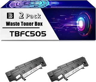 MRTIP Compatible for Toshiba TBFC505 Waste Toner Box for E Studio 4508LP 4555C 4515AC Printers, with Chip High Yield 220000 Pages, Durability (2-Pack Black)