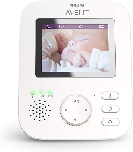 Miniatura 2 de PHILIPS Avent - Monitor digital para bebé con cámara y audio, pantalla de 3.5 pulgadas, monitor de cámara para bebé con conversación de 2 vías,