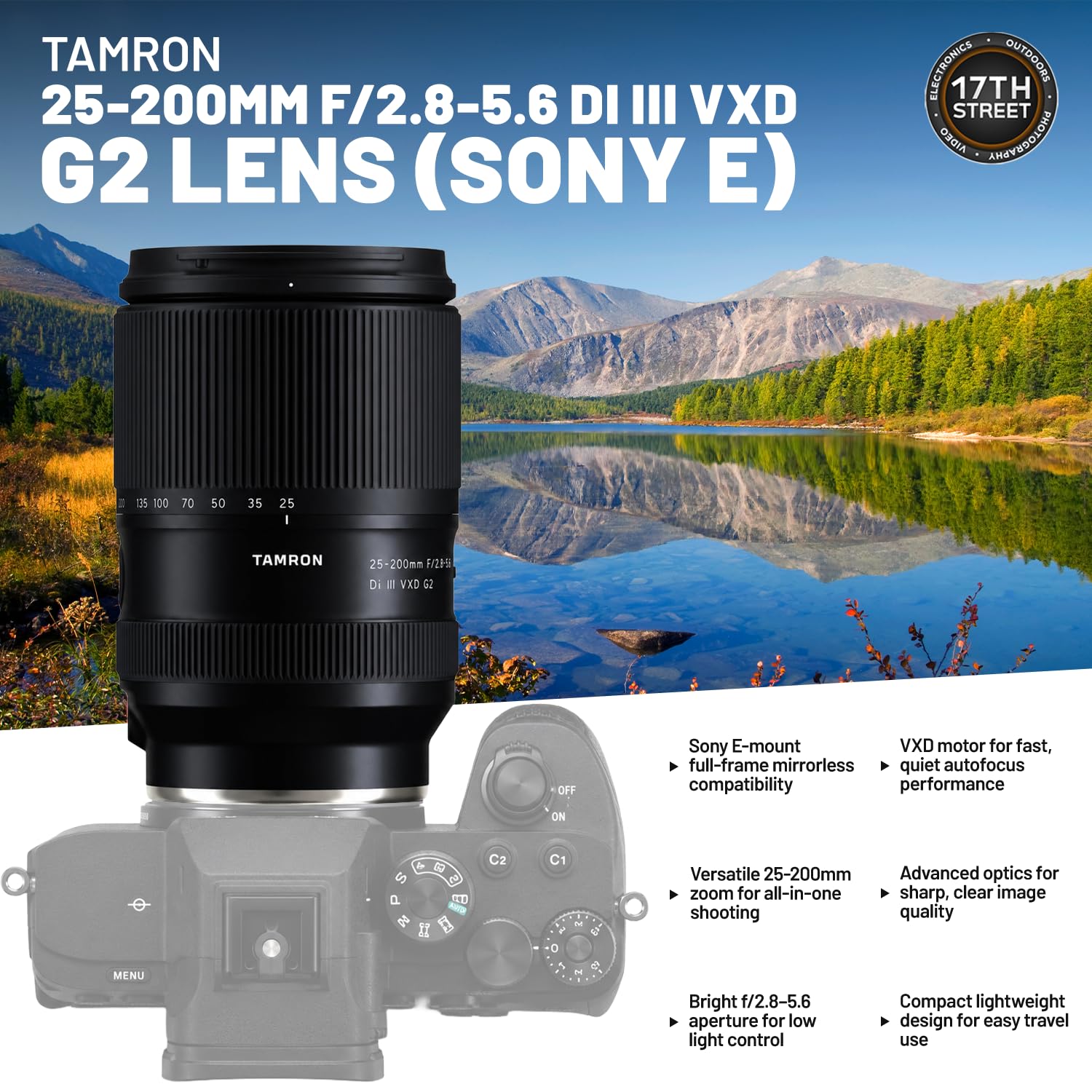 Amazon.co.jp: Tamron 28-200mm f/2.8-5.6 Di III VXD G2レンズ Sony E