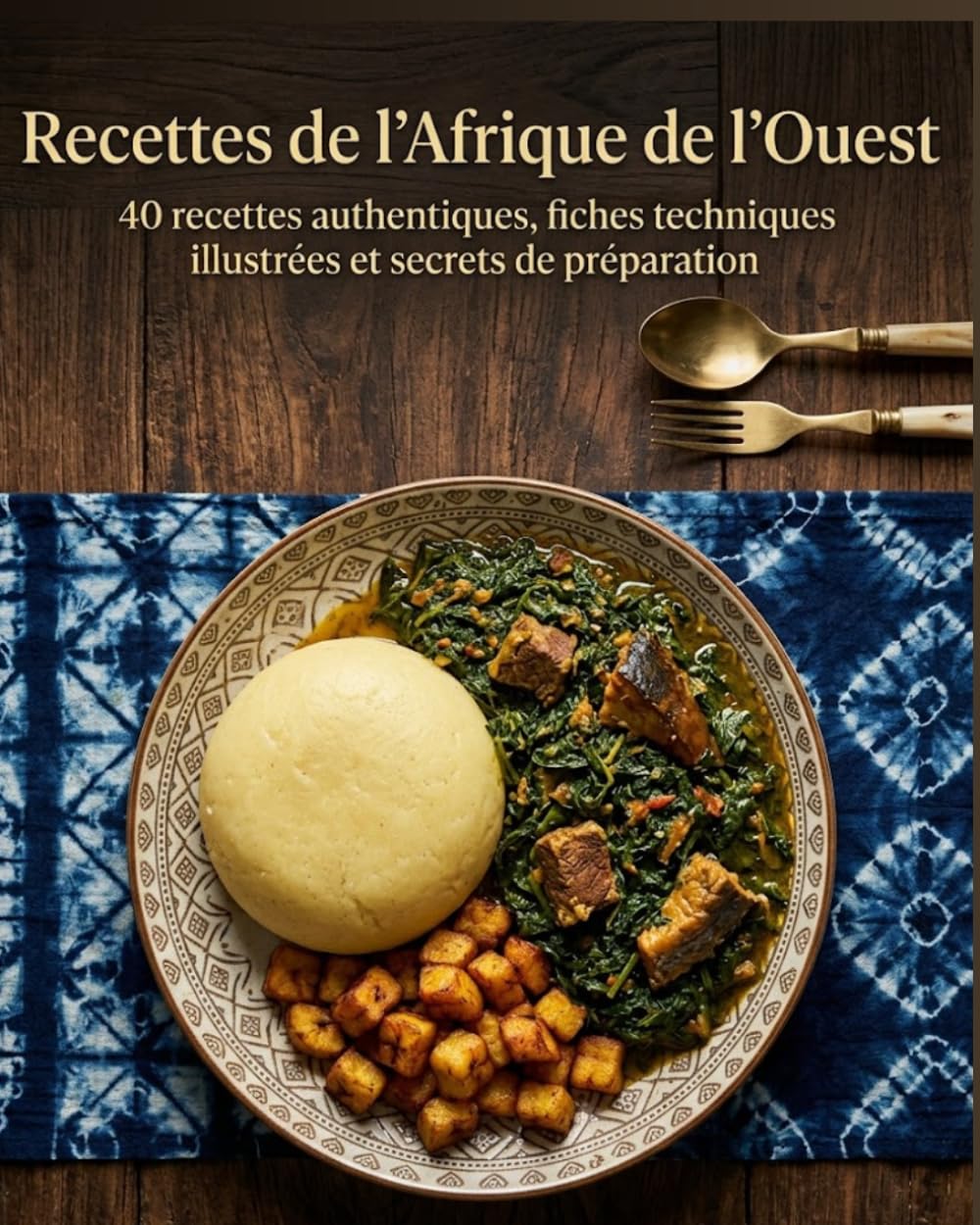 Recettes de l'Afrique de l'Ouest: 40 recettes authentiques, fiches techniques illustrées et secrets de préparation