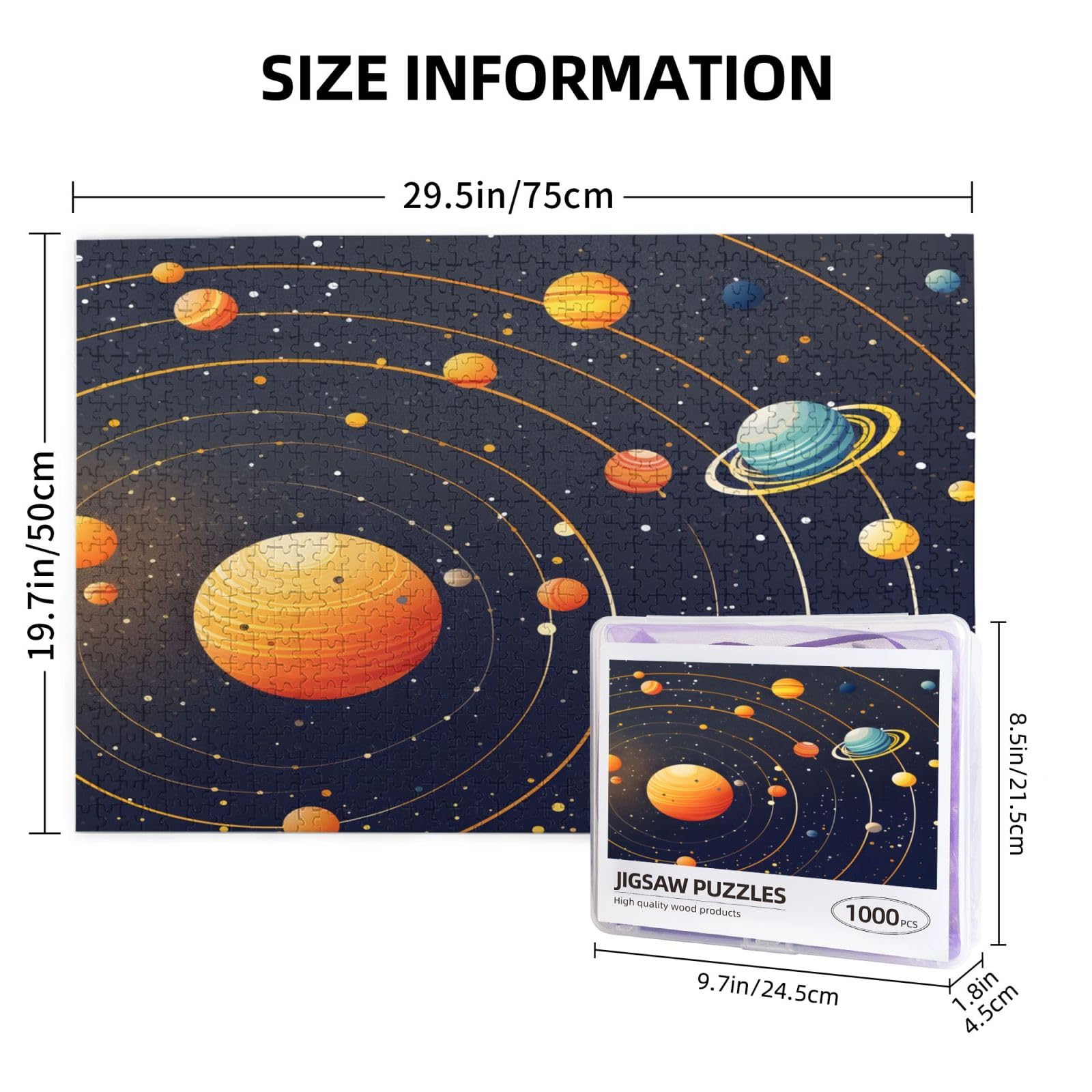 Amazon.com: DXTKWL Jigsaw Puzzles-Universe Planets Solar System