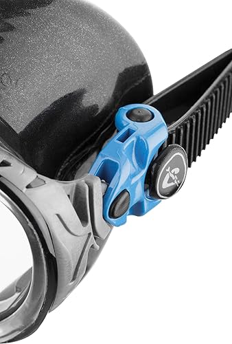 Miniatura 6 de Cressi Máscaras de buceo con lentes inclinadas para mayor visibilidad hacia abajo, evolución del aire y los ojos fabricadas en Italia