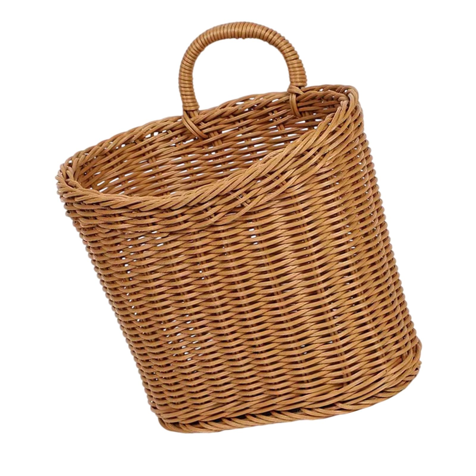 Shurhome Natural Wall Basket Hanging Planter Sturdy Plant Flower for Balconies Living Room Decoration Indoor Outdoor Hanging Flower