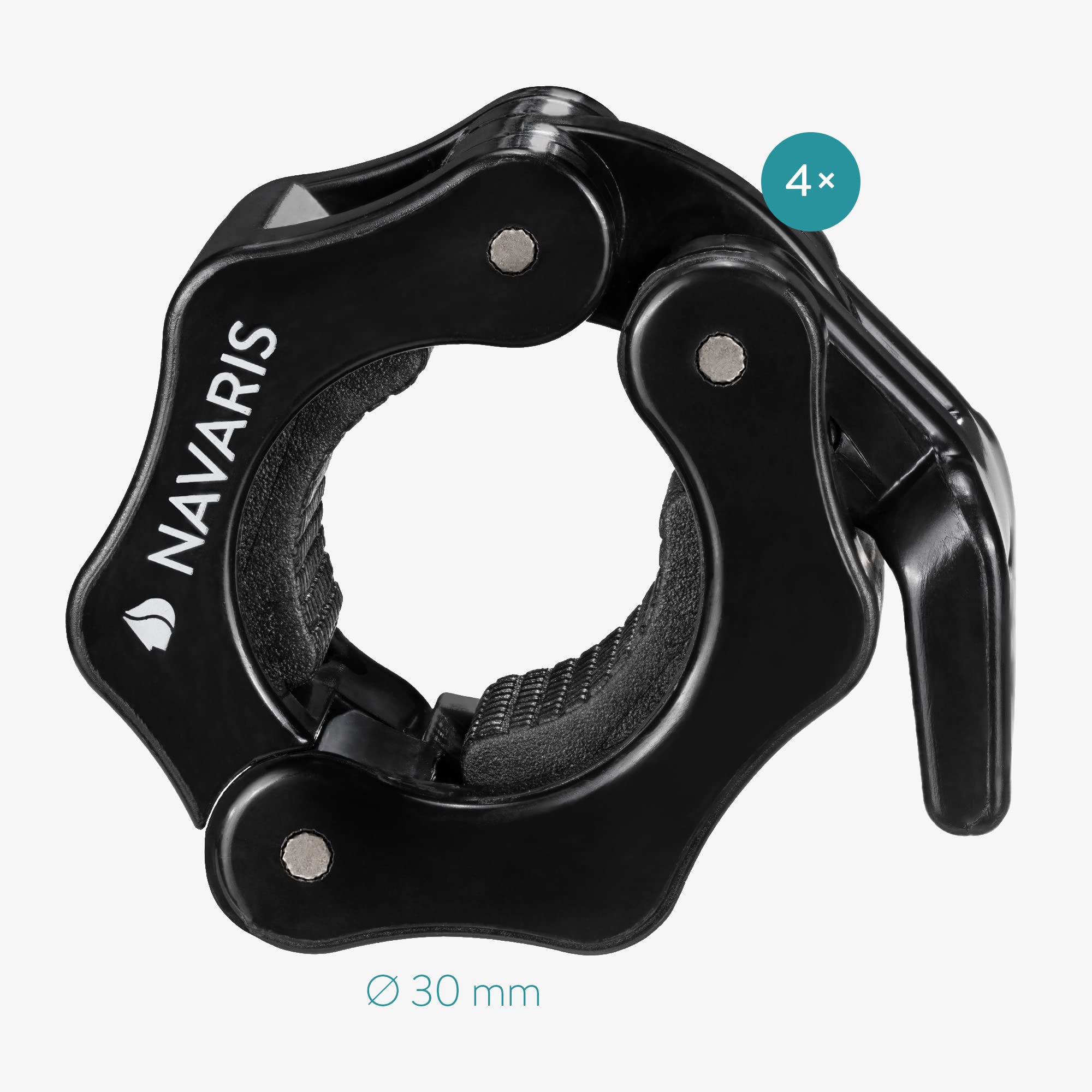 Navaris 2x Haltersluiting 50 mm - Halterklem voor Gebruik bij
