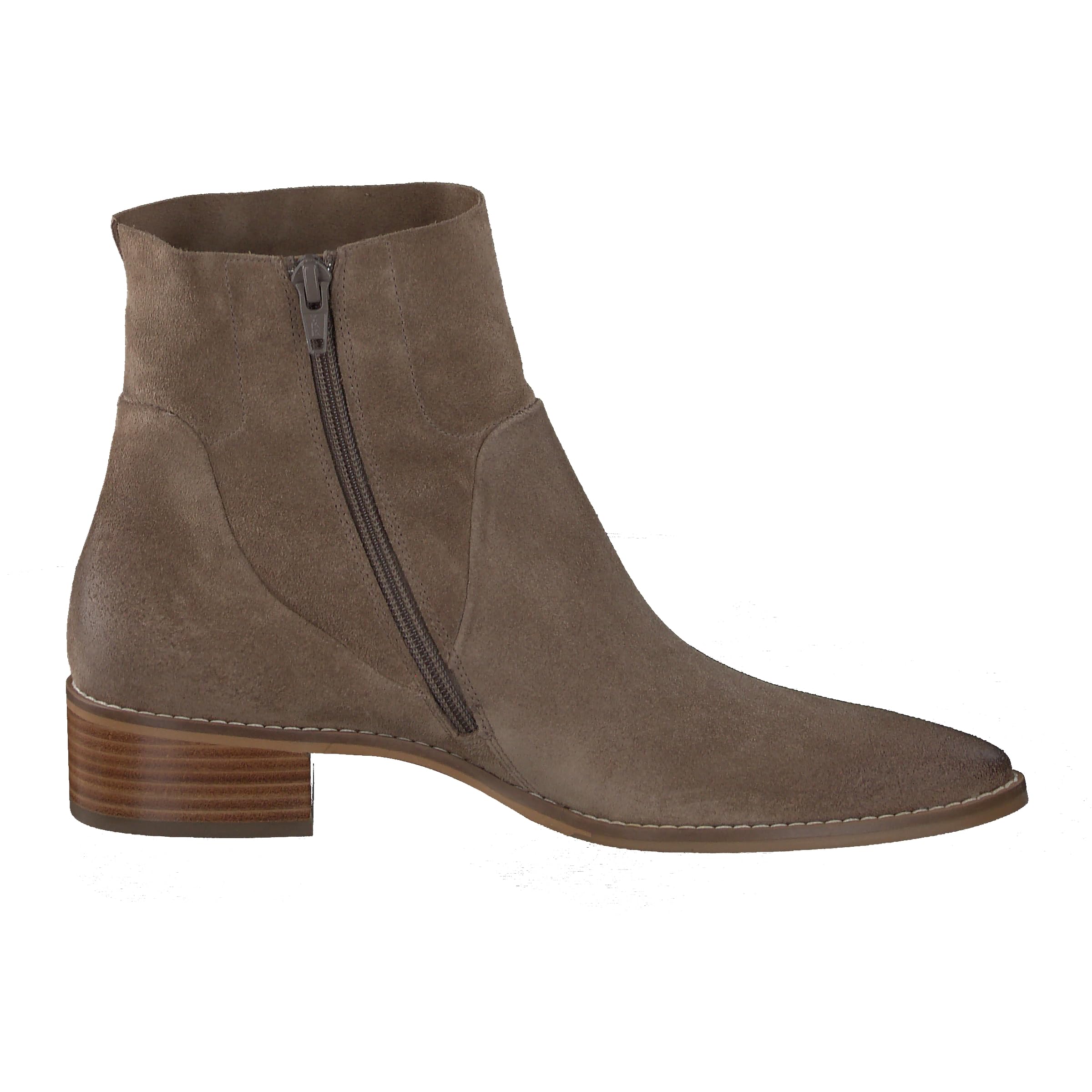 Paul Green Damen Ballerinas mit Absatz 8074-000 Weite XX-Schmal Reißverschluss