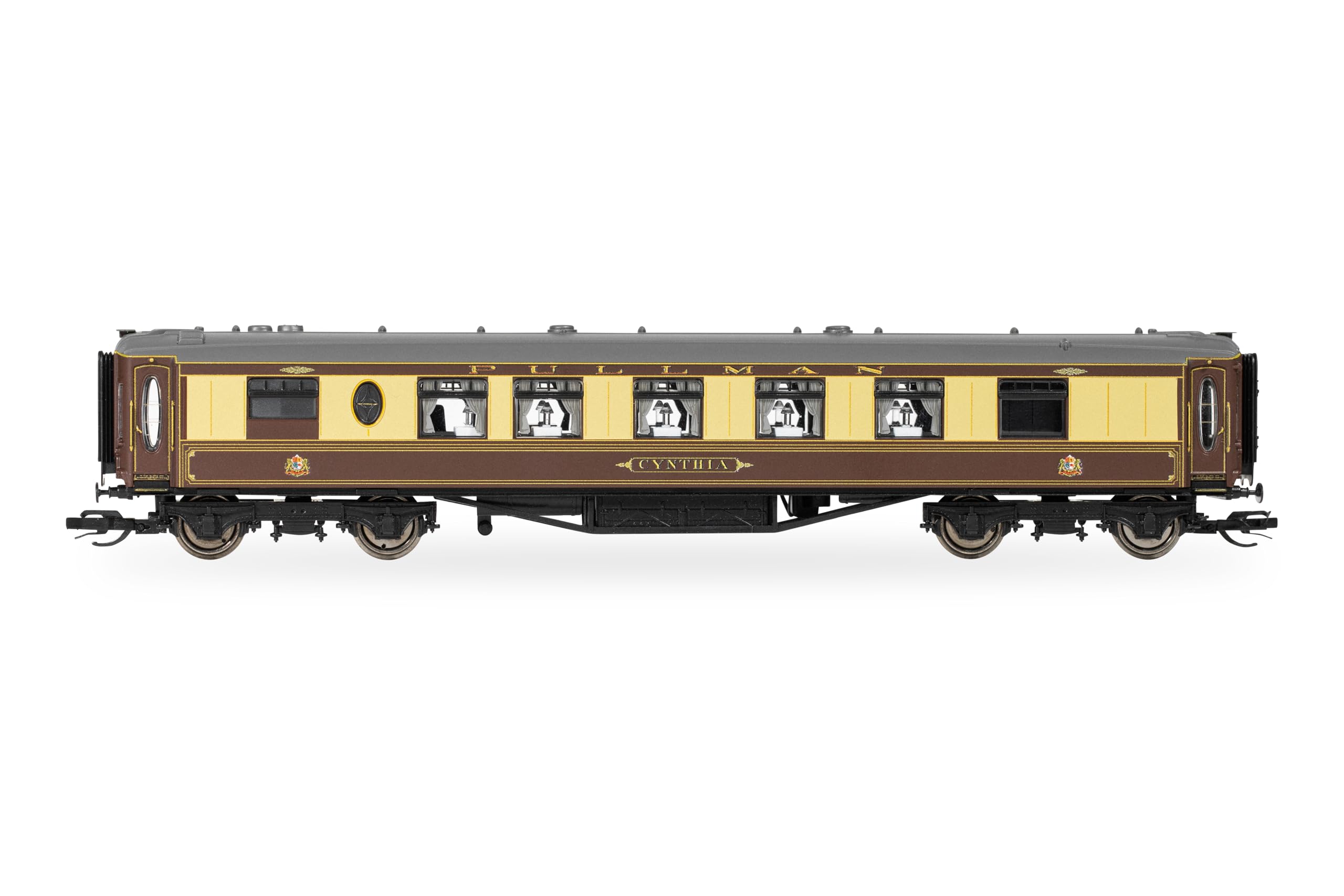 Hornby TT TT4003E Pullman 1st Class Kitchen Cynthia Coaches, Brown/Yellow