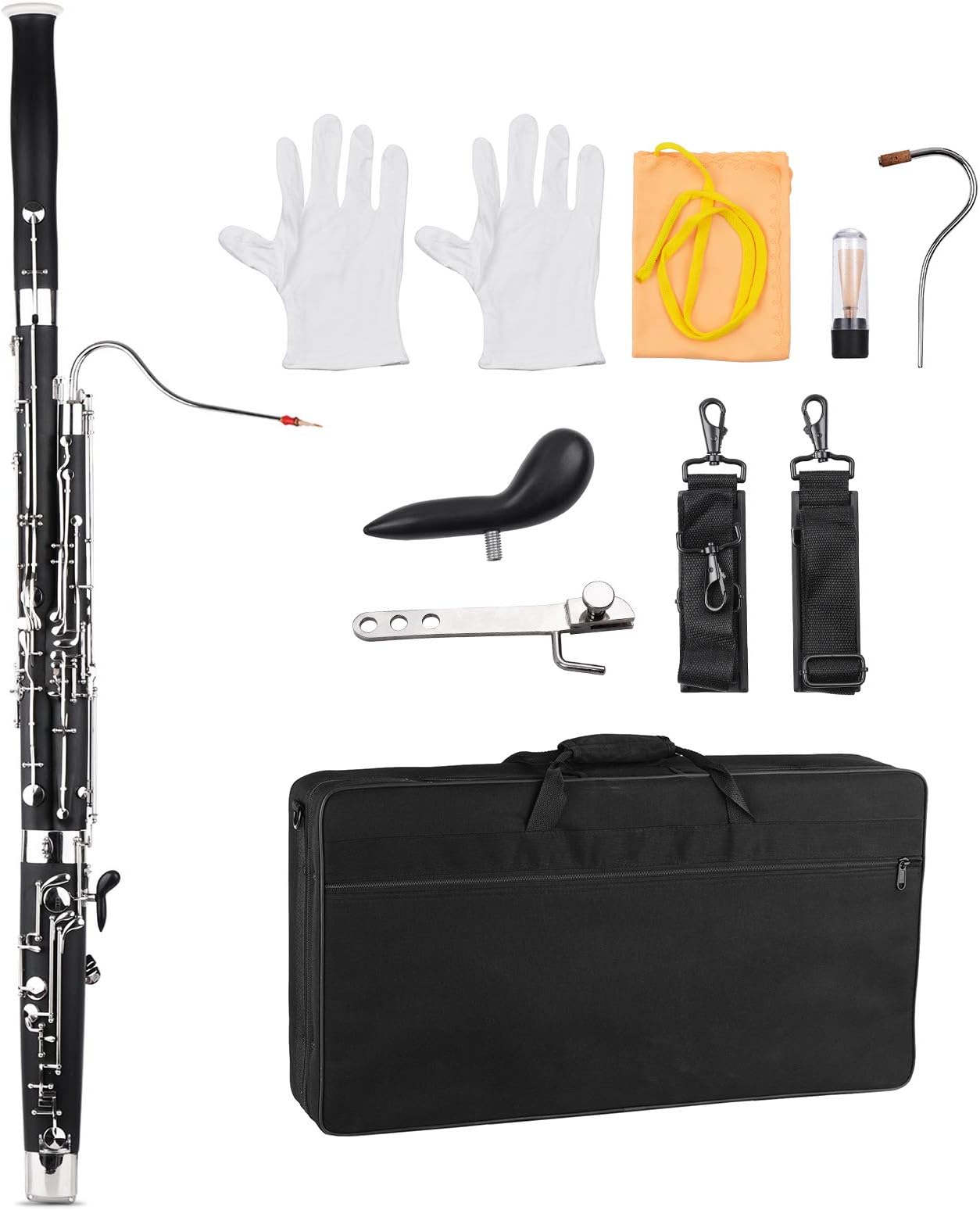 Professional C Key Bassoon Woodwind Instrument Synthetic