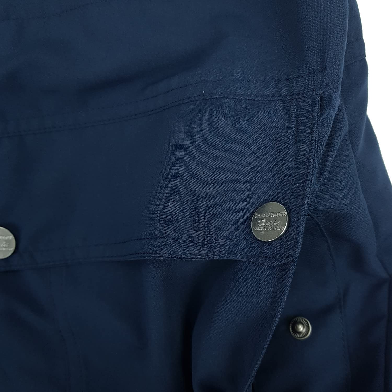 SEA BARRIER Gilet Uomo Giubbotto Senza Maniche Smanicato Blu Taglie Forti 3XL 4XL 5XL 6XL