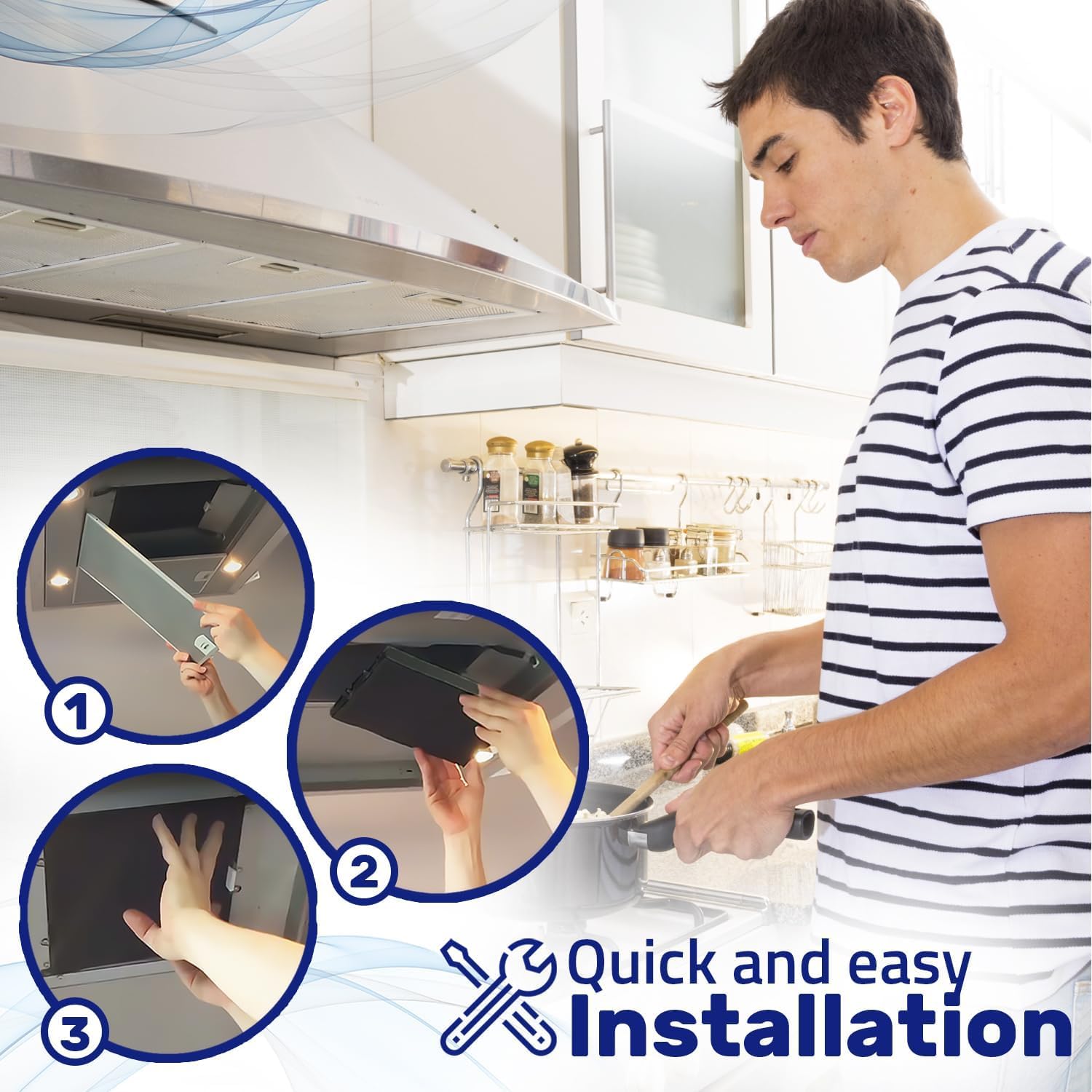 2 X Charcoal Carbon Filters For ELECTROLUX Cooker Hood EFF70 - View #5