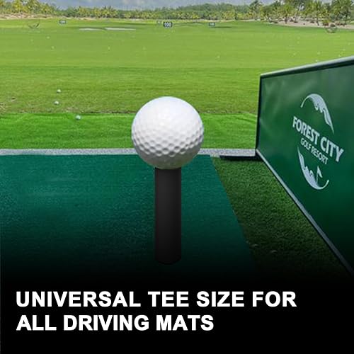 Miniatura 6 de Tees de Golf de Goma para Tapetes y Simuladores de Golf Interiores - Paquete de 8 Tamaños Mixtos para Campo de Práctica y Tapetes de Golf Interiores