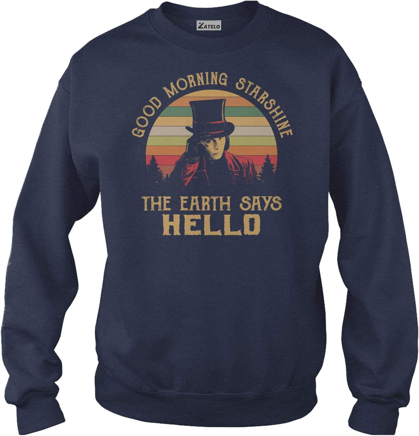 Good Morning Starshine The Earth SAYS' Hello - Vintage Retro T-Shirt