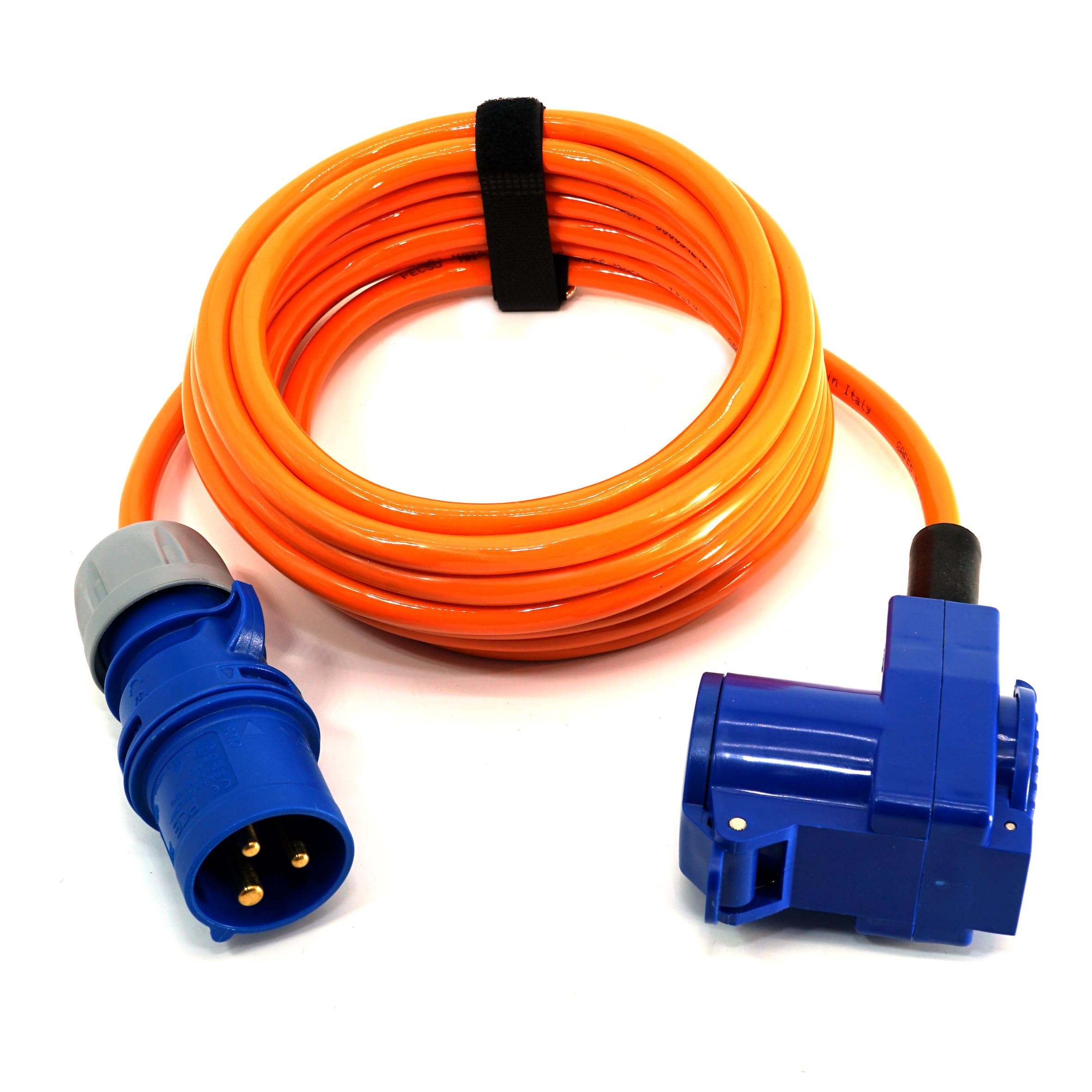 CEE-Camping-Verlängerungskabel 3x2,5mm² 16A 230V PUR orange 20m Camping-Line