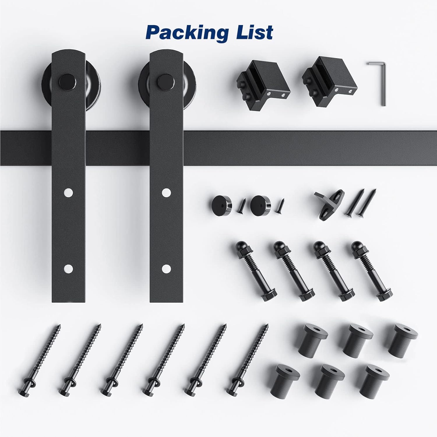 Blасk Frіdау 🔥 EaseLife 8 FT Heavy Duty Sliding Barn Door Hardware Track Kit,Straight Pulley,Slide Smoothly Quietly,Easy Install (8FT Track Kit for 40~48 Wide Single Door) Rеvіеw Dіѕсоunt EaseLife 8 FT Heavy Duty Sliding Barn Door Hardware Track Kit,Straight Pulley,Slide Smoothly Quietly,Easy Install (8FT Track Kit for 40~48 Wide Single Door)