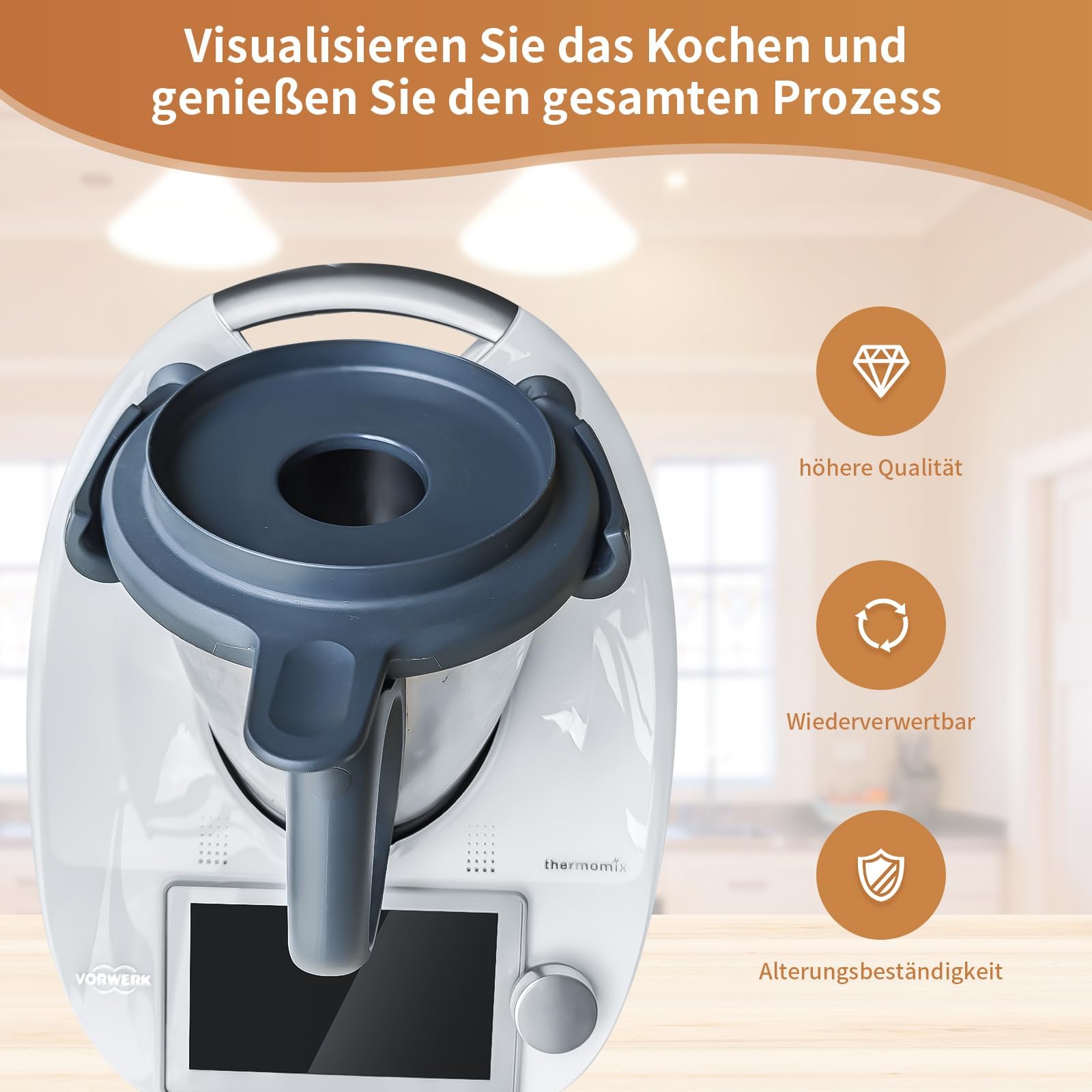Keukenmachine Keukenaccessoire Transparante Stoompan Deksel Stoomplateau Voor Tm6 Tm5 Tm31