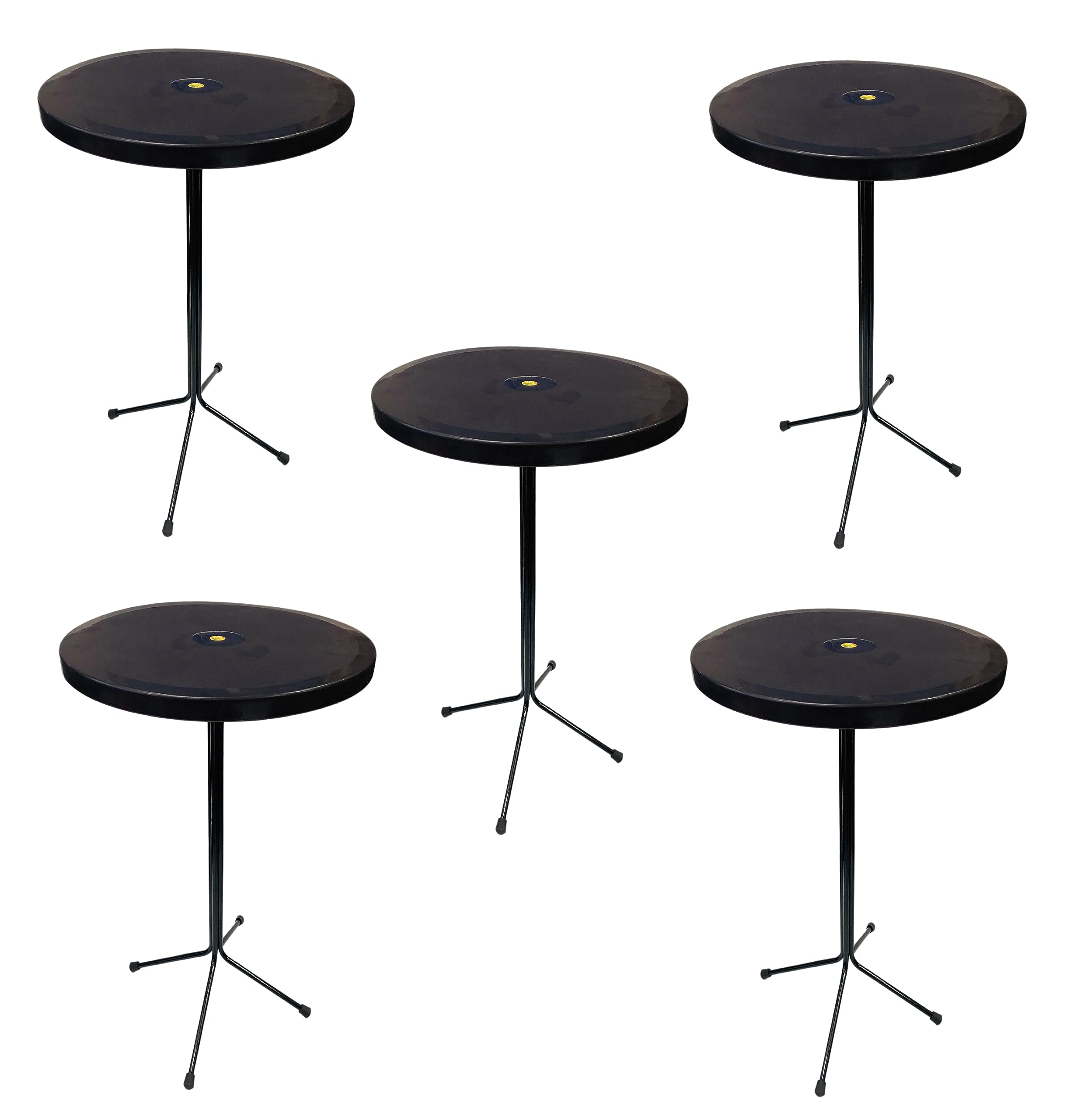 TARUN GRAMUDYOG Restaurant Home Hotel Bar Table Dining Table Easily Foldable and Light Weight Table for Standing Persons, Pack of 5 (Brown)