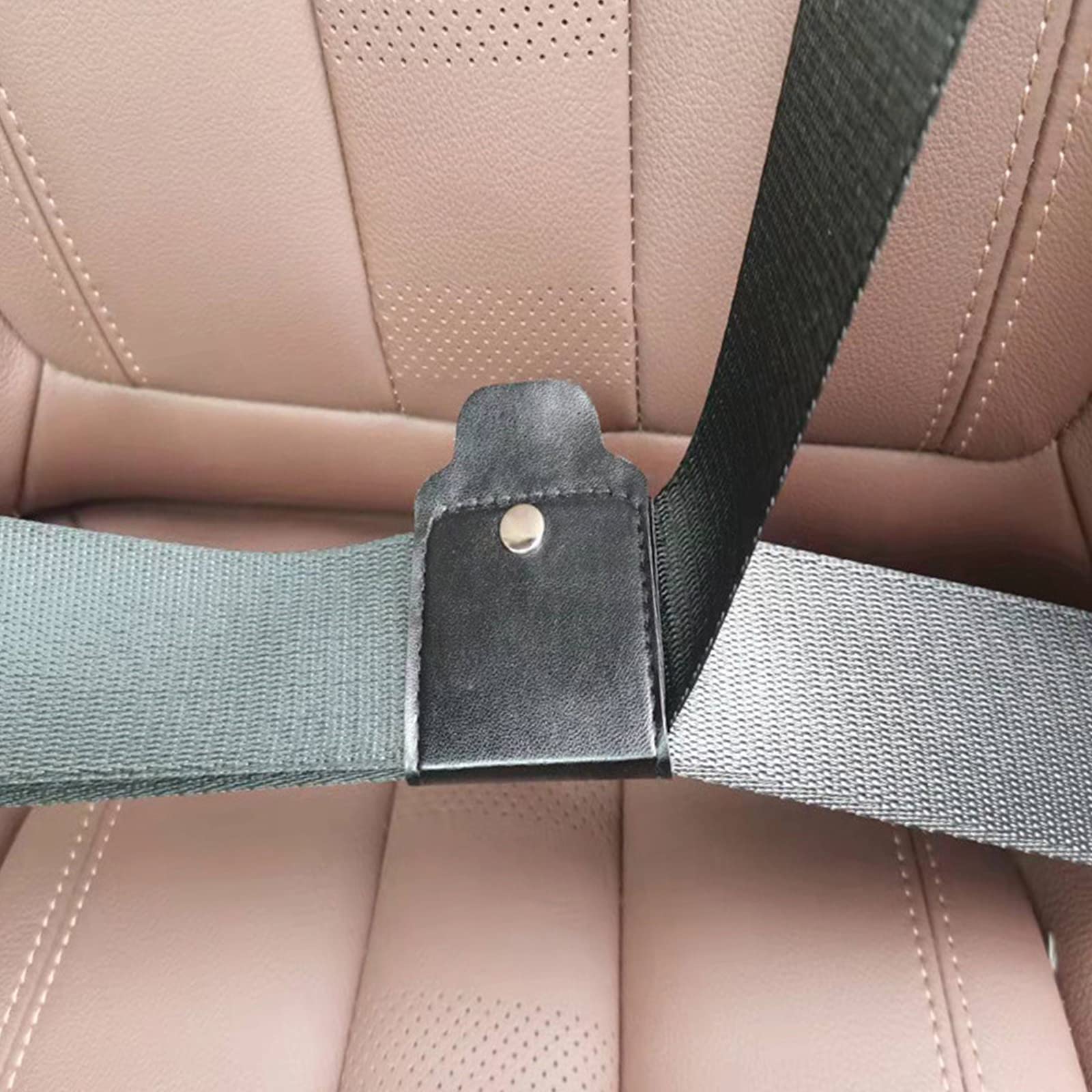 Ajusteur de Ceinture de Sécurité Pince de Ceinture de Sécurité Ceinture de Sécurité Voiture Universelle Sécurité Bouchon Boucle Réglable Boucles de Verrouillage pour Voiture, 2 Pièces
