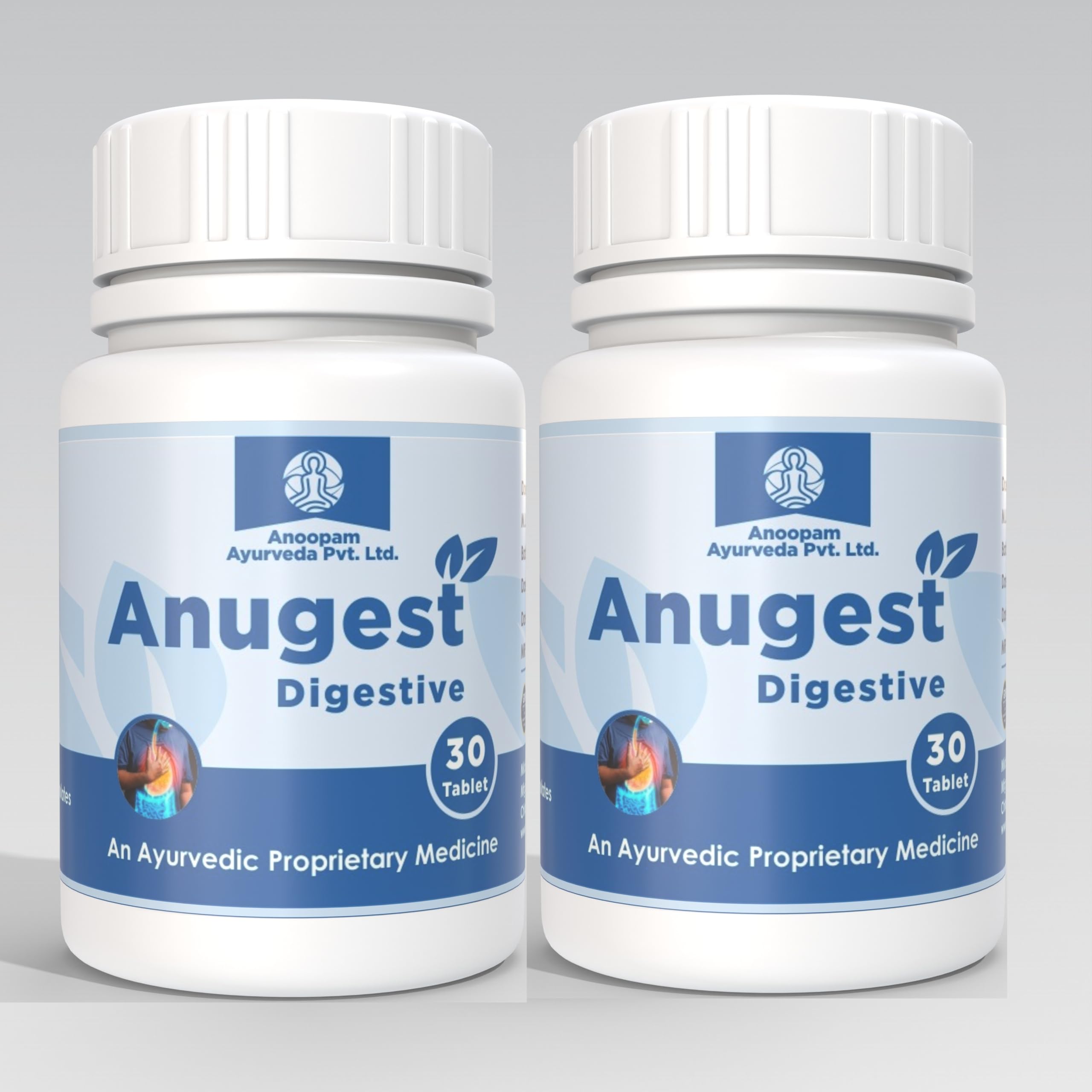 Anoopam Ayurveda Anugest Tablet for Improved Digestion & Gut Health | Aids Digestion & Reduces Hyperacidity (Pack of 2)-image-24