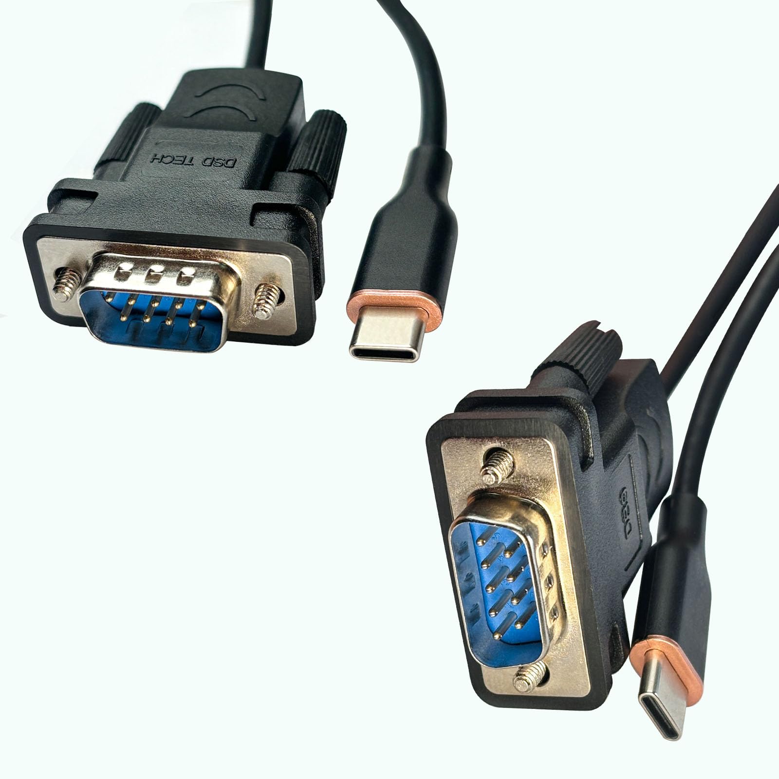 DSD TECH SH-RS232M Cable serie USB-C a RS232 DB9 con chip FTDI para Windows Linux Mac