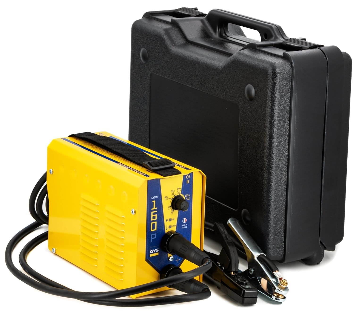 GYS - Gysmi 160P - Poste à Souder - inverter - MMA - Ø 1, 6 à 4 mm - 230V & ELECTRODES Rutiles Ø 2, 0 E6013 - Blister de 50 - CONSOMMABLE Soudure Arc/MMA - A L'electrode - Amorcage Des 40V