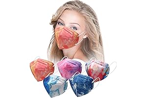 Disposable KN95 Tie Dye Face Masks for Adults